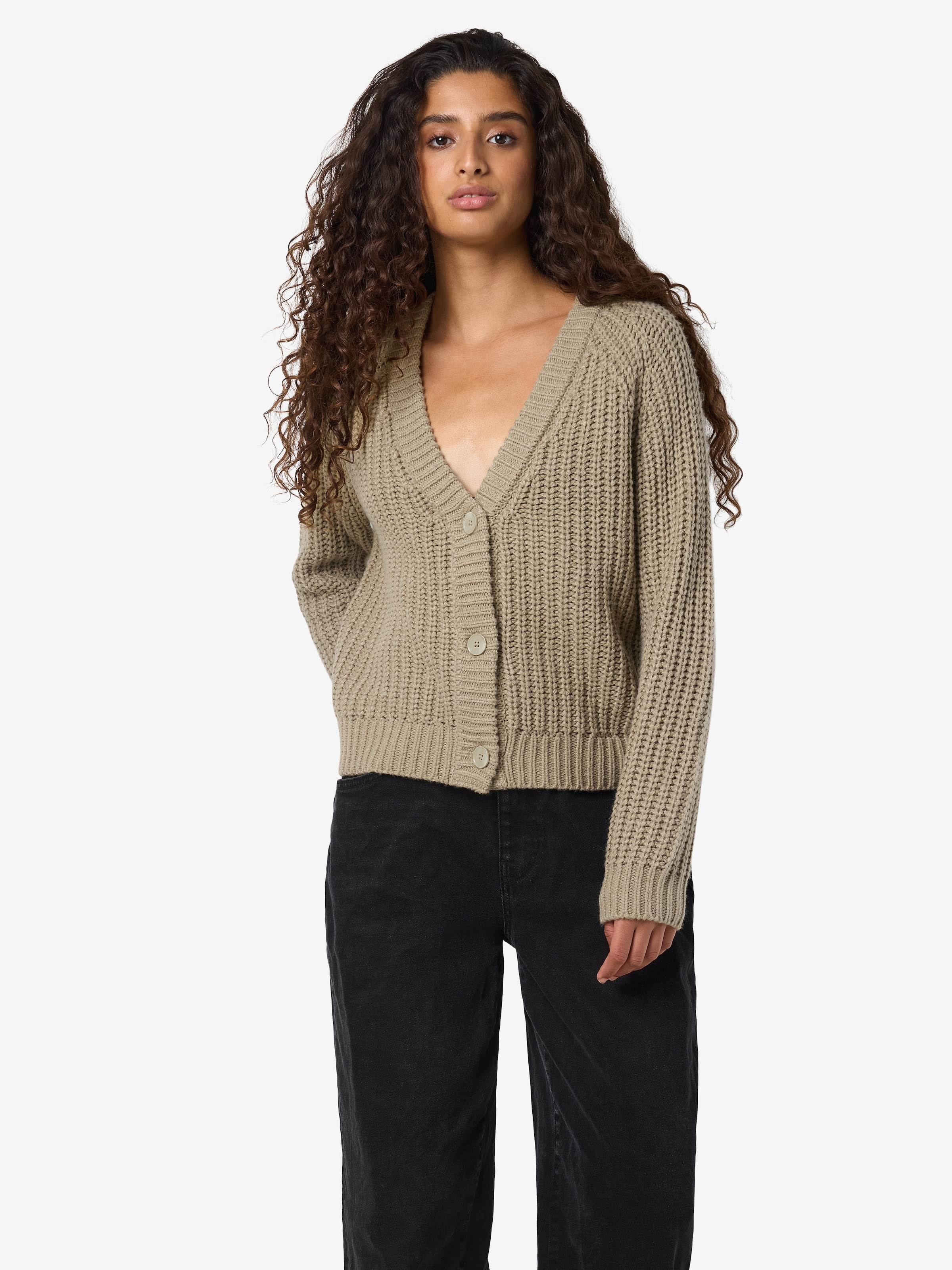 Noisy may Strickjacke "NMCHARLIE L/S V-NECK KNIT CARDIGAN NOOS" günstig online kaufen