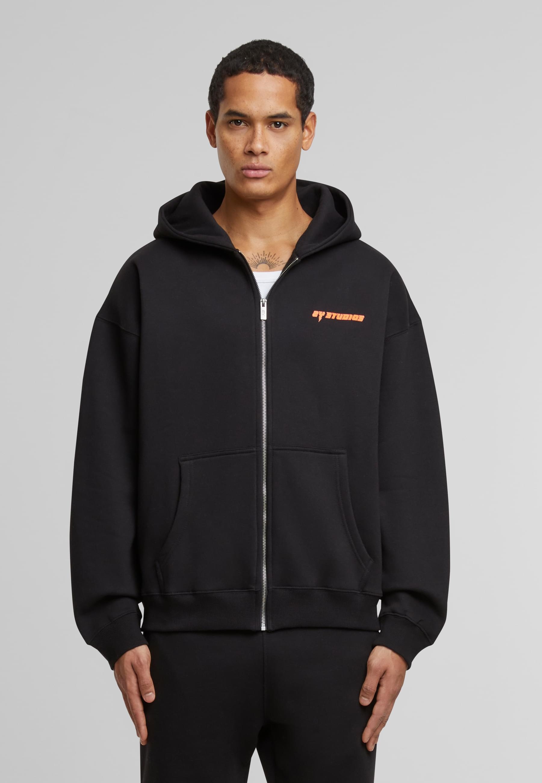 2Y Studios Sweatjacke »2Y Studios Herren Last For Life Oversize Zip-Hoodie«