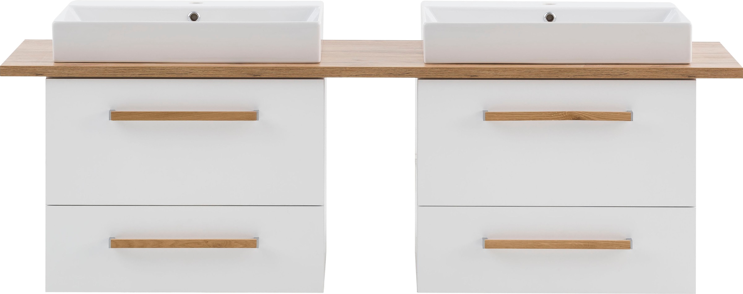 Schildmeyer Waschtisch "Duo, Waschtisch, Made in Germany, B: 165 cm" Solide Verarbeitung - Dieses Produkt ist in Deutschland gefertigt