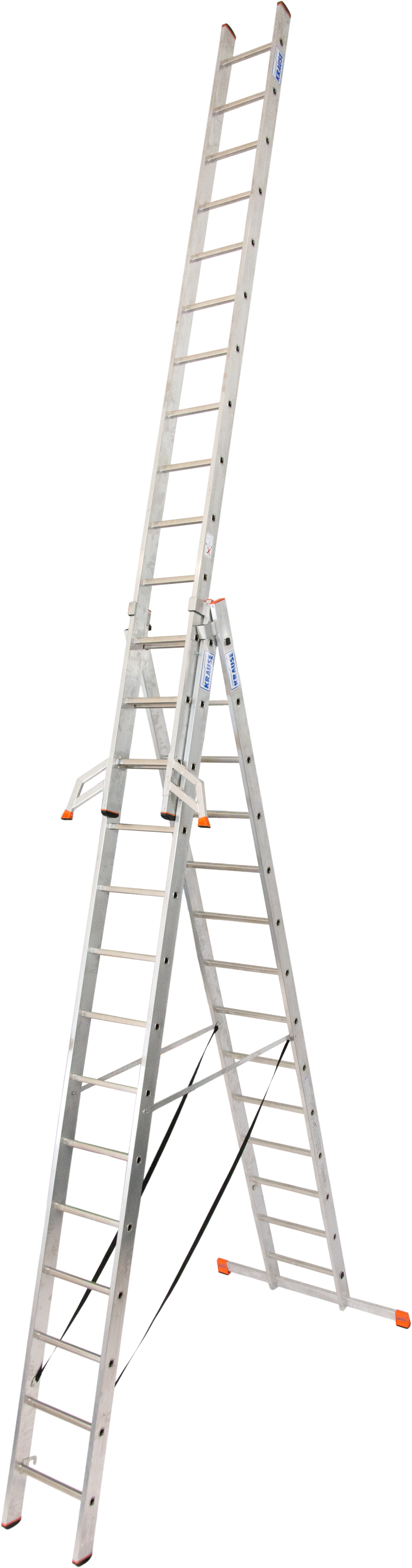 KRAUSE Vielzweckleiter "Tribilo", B/H/L: 50cm x 412cm x 412cm, silber, Leitern, mit Leiternspitzen