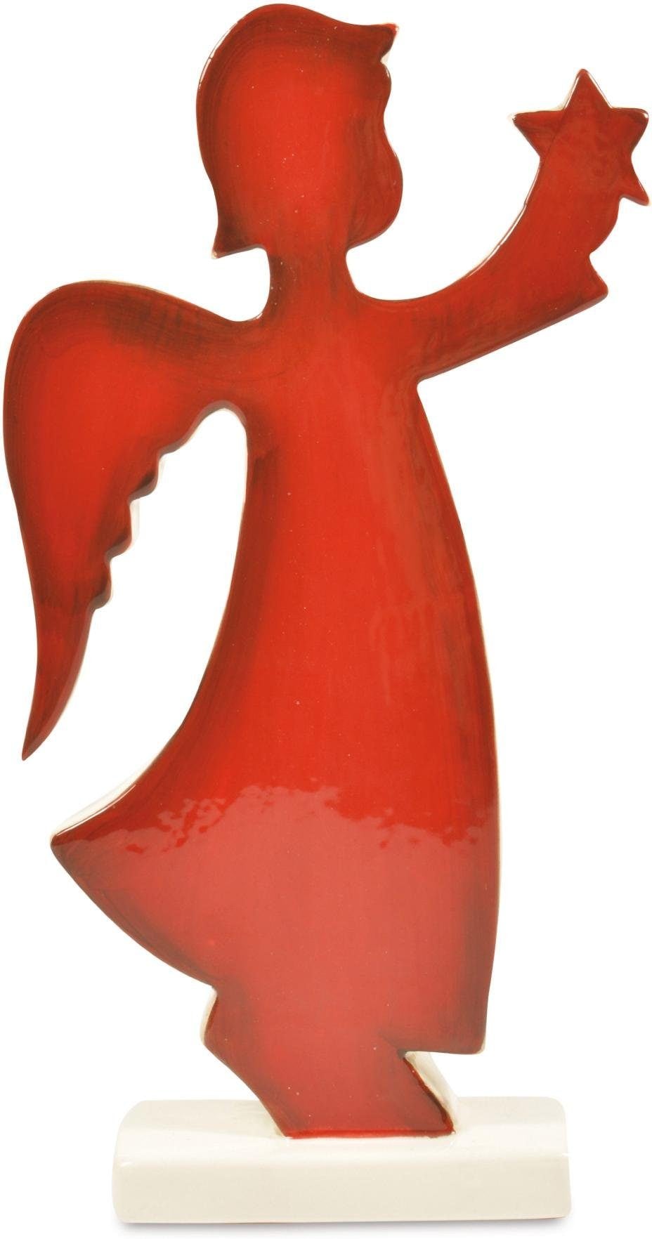 RIFFELMACHER & WEINBERGER Engelfigur »Stern, Weihnachtsdeko rot«