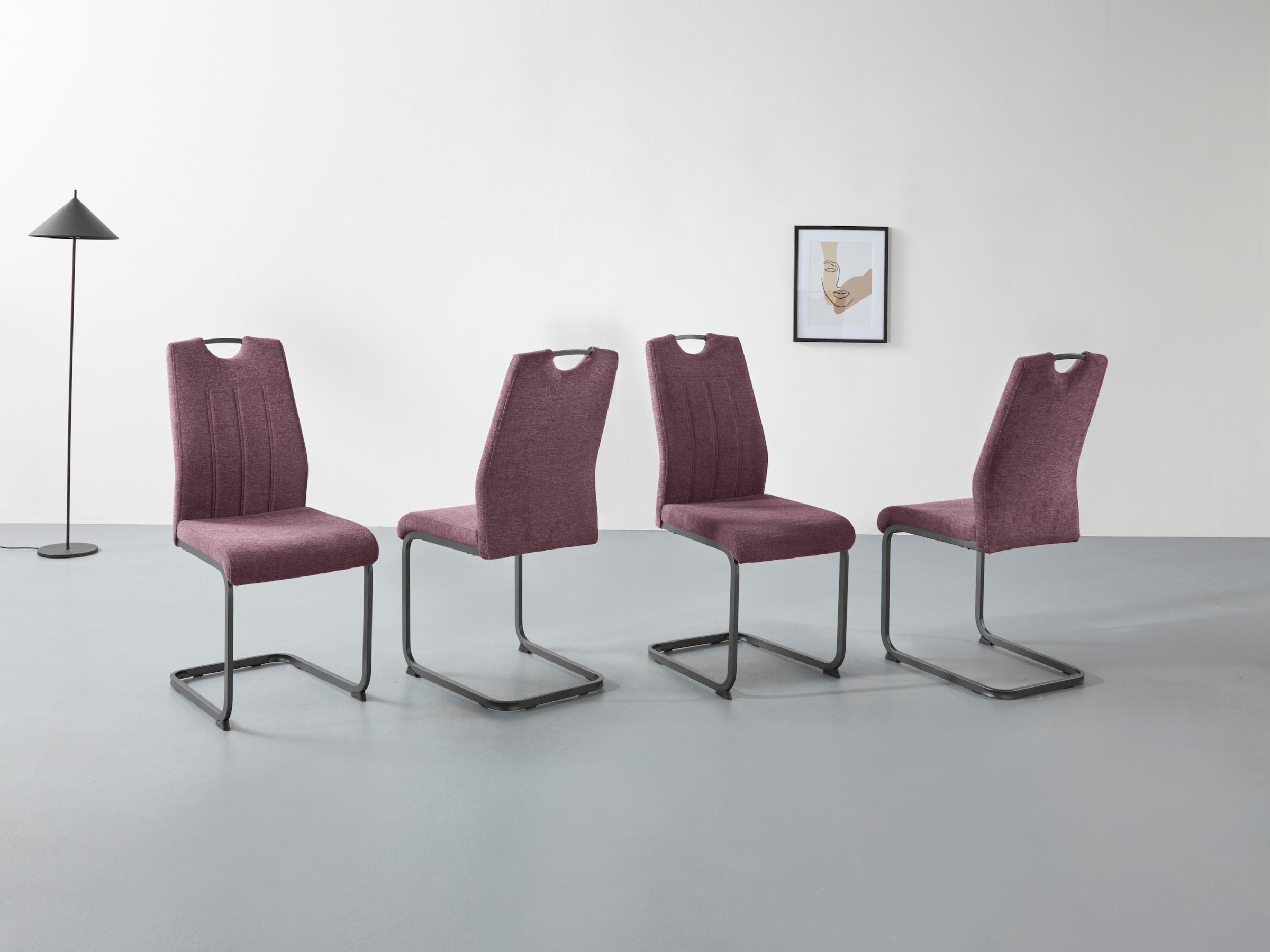 HELA Freischwinger "CHRISTINA" (Set) 4 Stk.1, 2 oder 4 Stück, Schwingstuhl günstig online kaufen