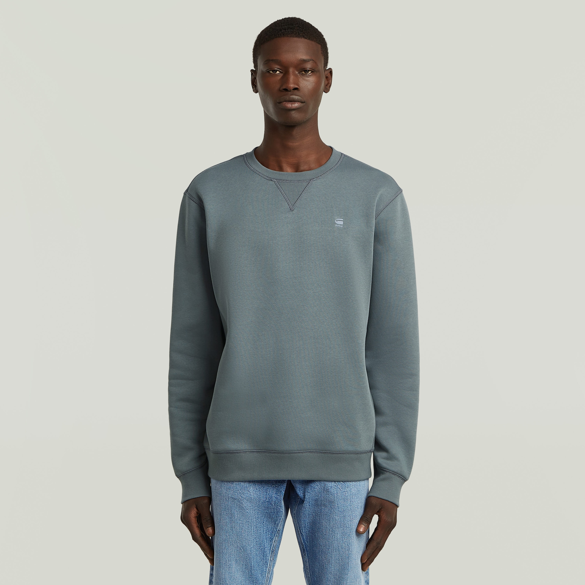 G-STAR Sweatshirt »Premium Core Pacior Sweat«, mit Ripp-Seiteneinsätzen
