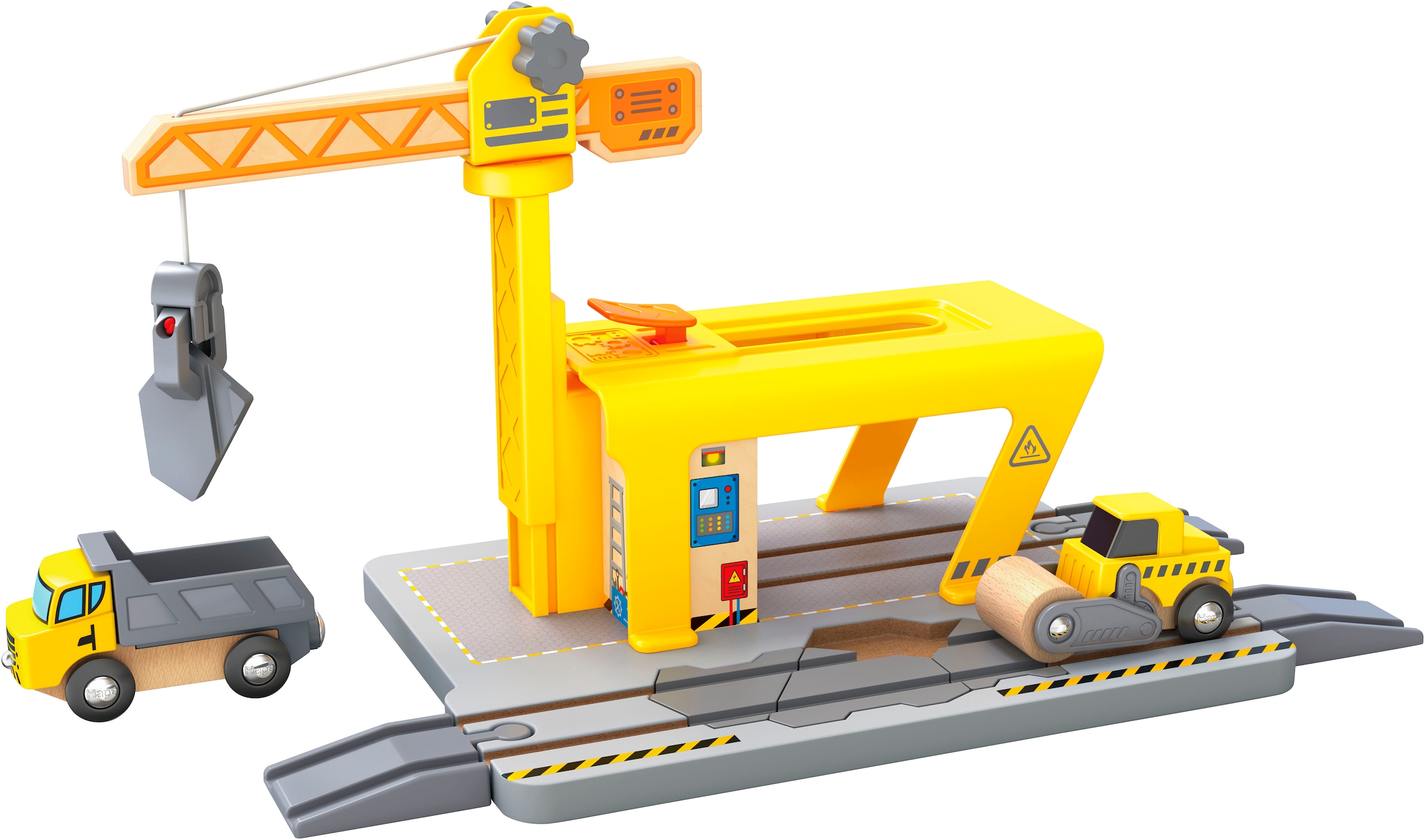 Hape Spielzeug-Kran »Eisenbahn-Kran«