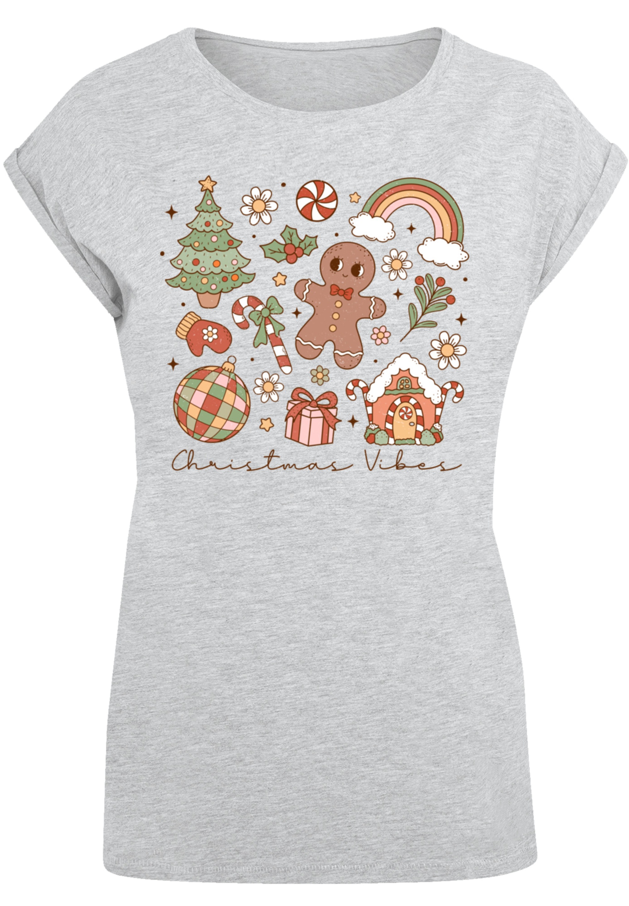 F4NT4STIC T-Shirt »Weihnachten Vibes Cozy Cute Winter«, Premium Qualität, Weihnachts-Kollection