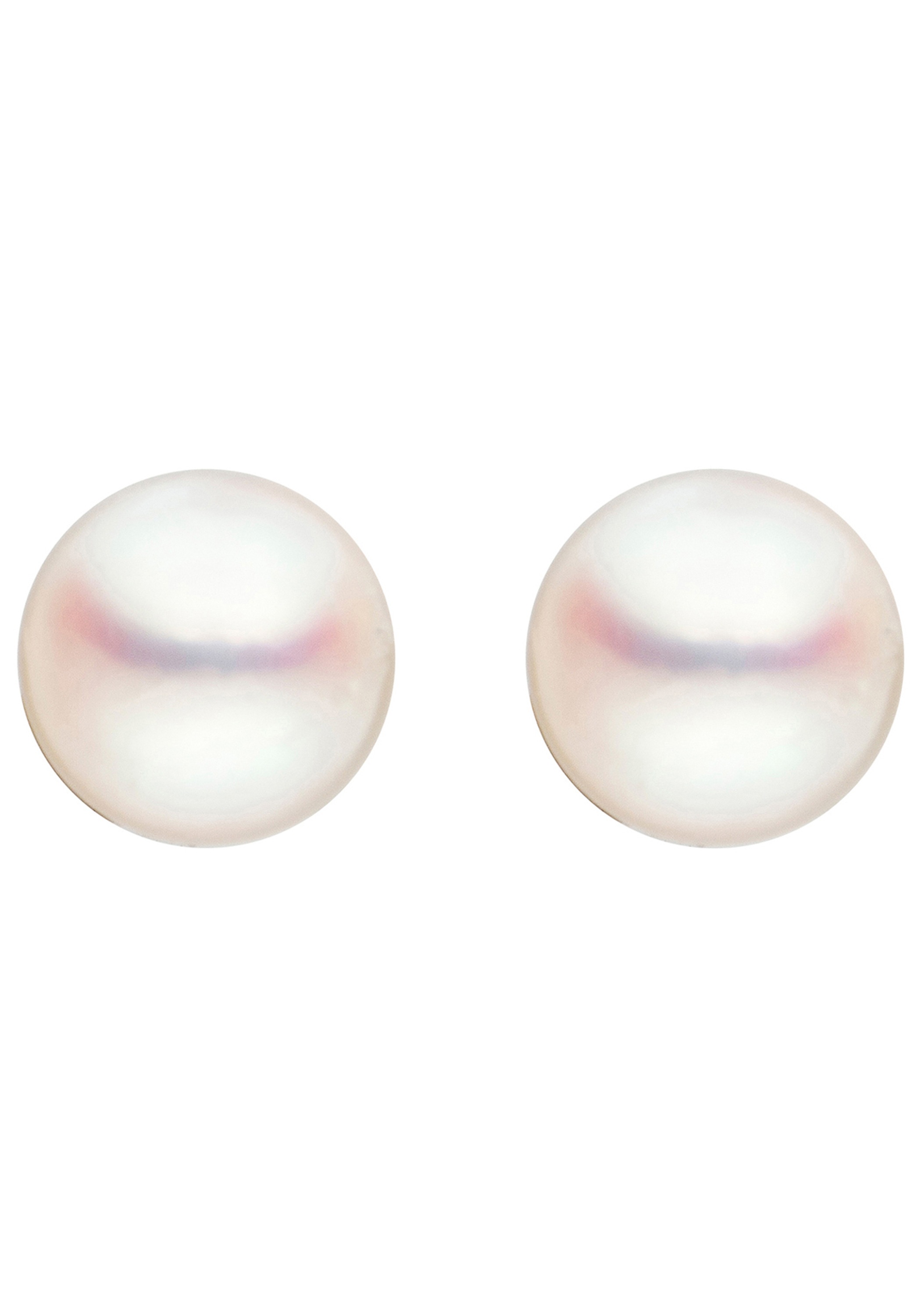 JOBO Paar Ohrstecker 333 Gold mit Süßwasser-Zuchtperlen 5,5 mm