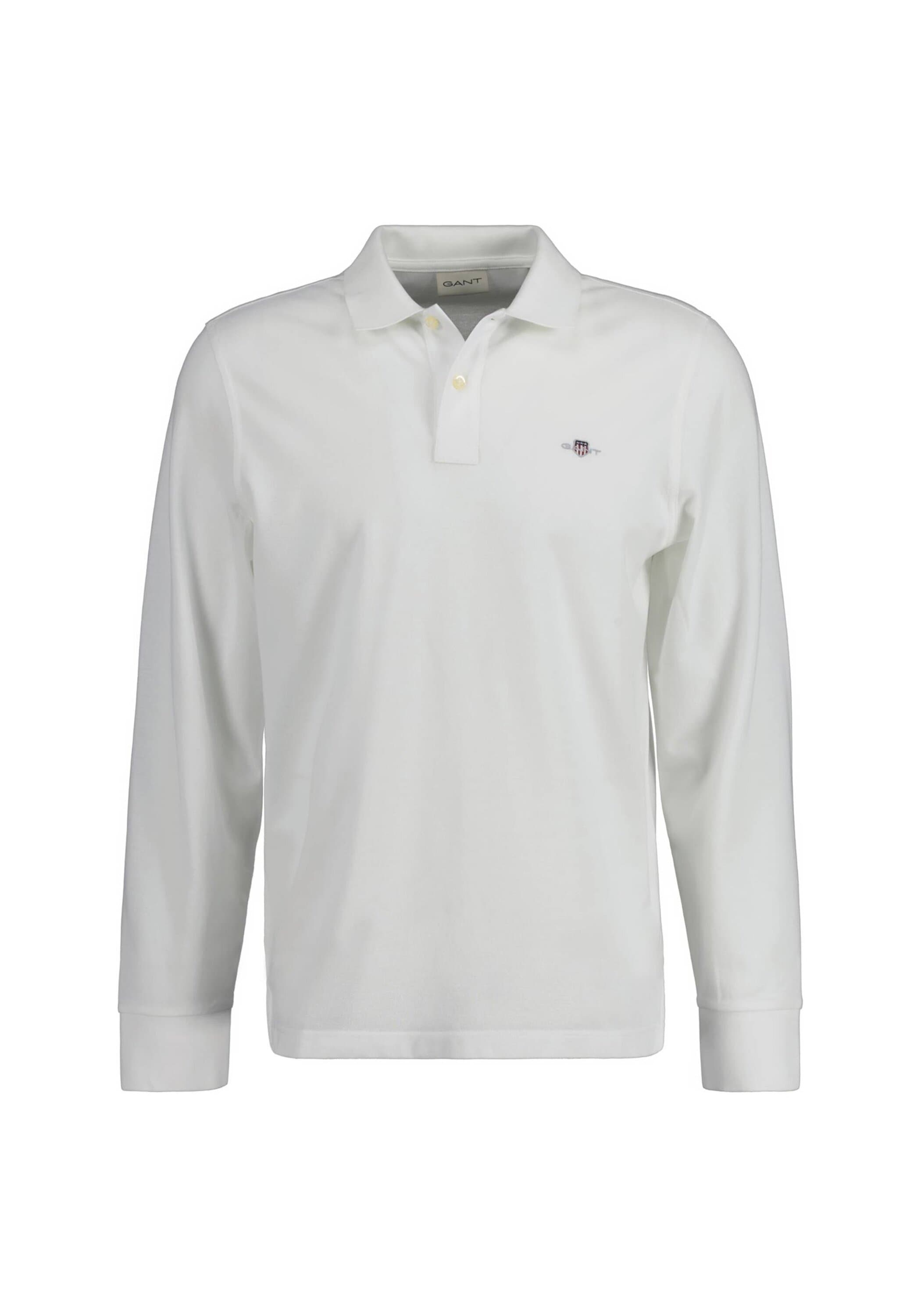 Poloshirt »Poloshirt Regular Shield Longsleeve Pique Rugger 1er Pack«