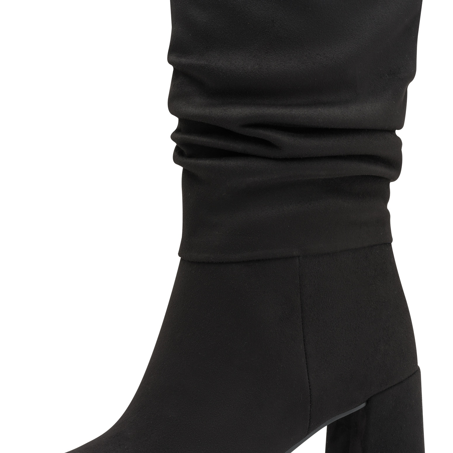 Tamaris Stiefel  , Blockabsatz, Langschaftstiefel in veganer Verarbeitung