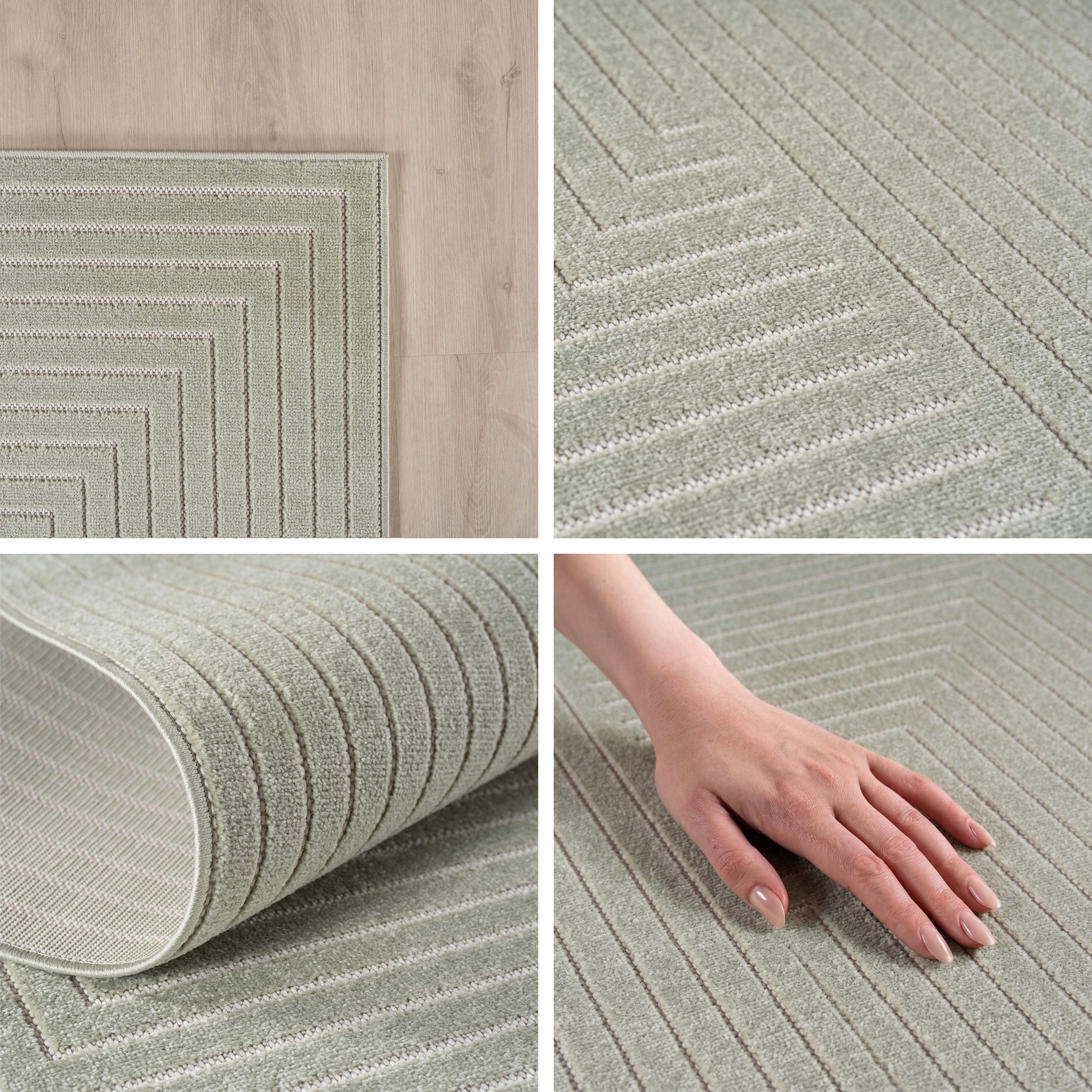 Ayyildiz Teppiche Outdoorteppich »NOVA 1202  , auch als Läufer und Rund« rund 8 mm Höhe Material aus schmutzabweisendem Polypropylen, In-/Outdoor geeignet