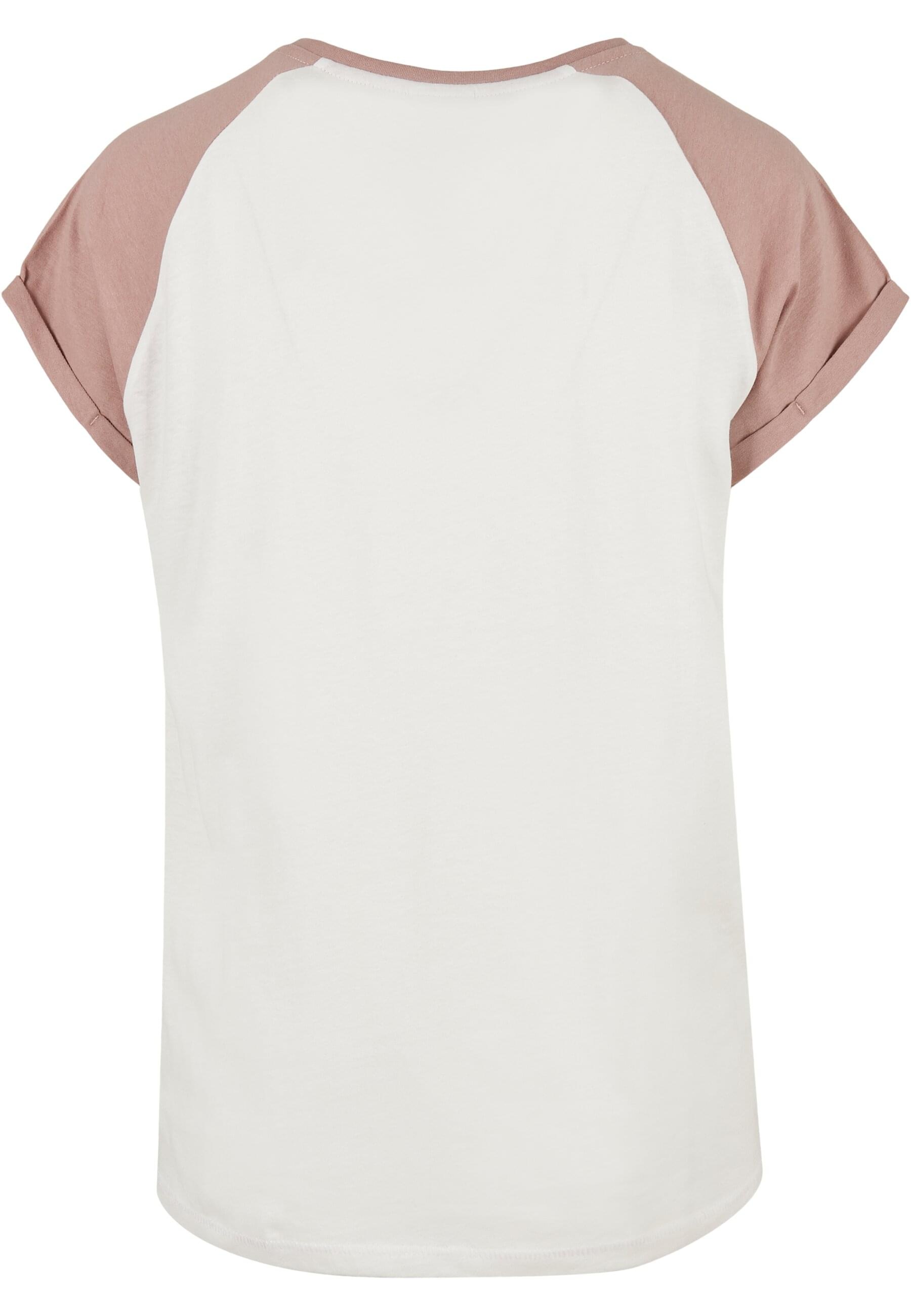 URBAN CLASSICS Kurzarmshirt »Urban Classics Damen Ladies Contrast Raglan Tee«, (1 tlg.)