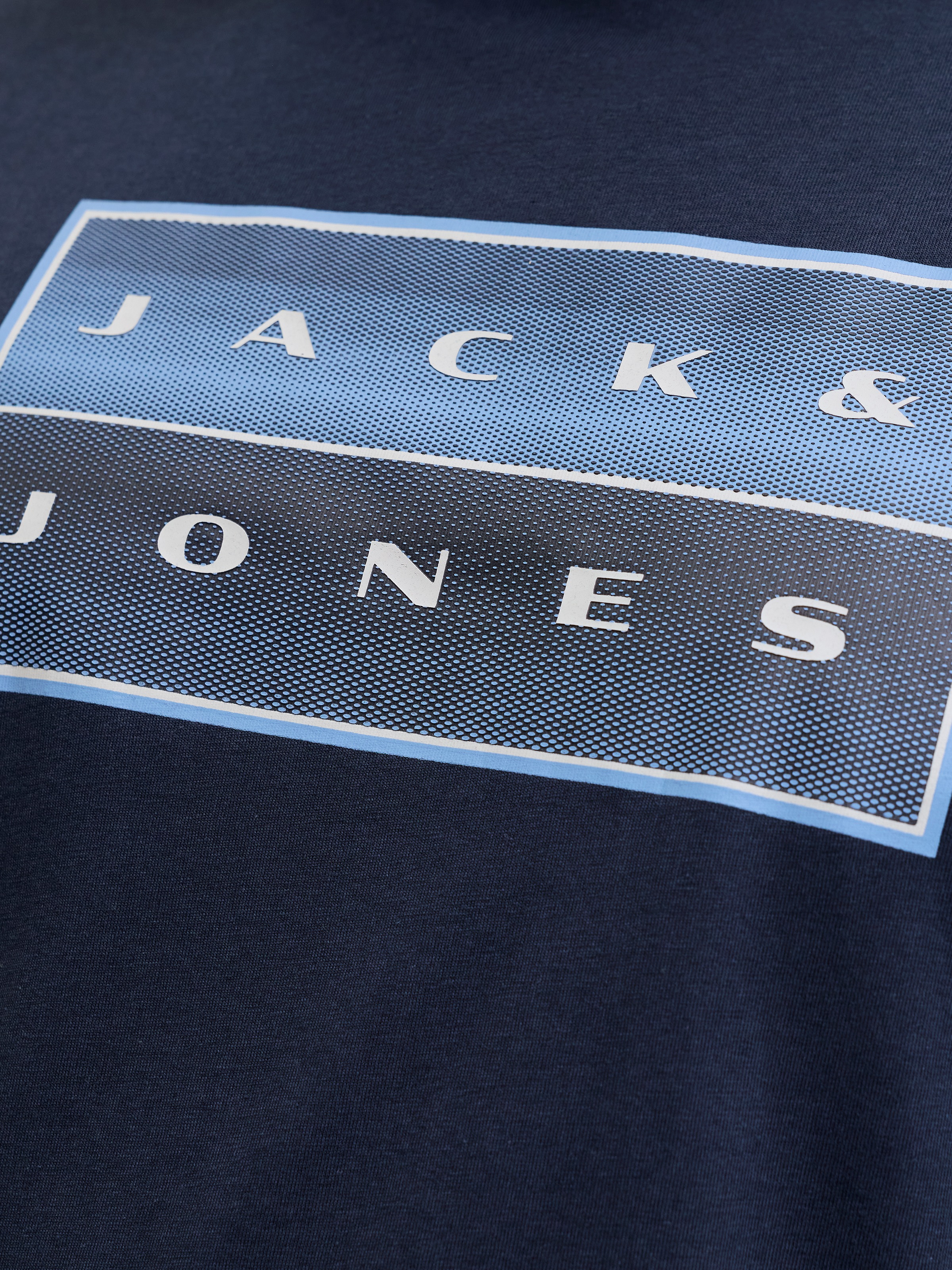 Jack & Jones PlusSize T-Shirt »JCOFUSION BOX PRINT TEE SS CN PLS« Baumwolle, regular fit