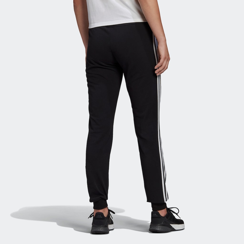 adidas Sportswear Sporthose »ESSENTIALS SINGLE JERSEY 3STREIFEN HOSE«, (1 tlg.)