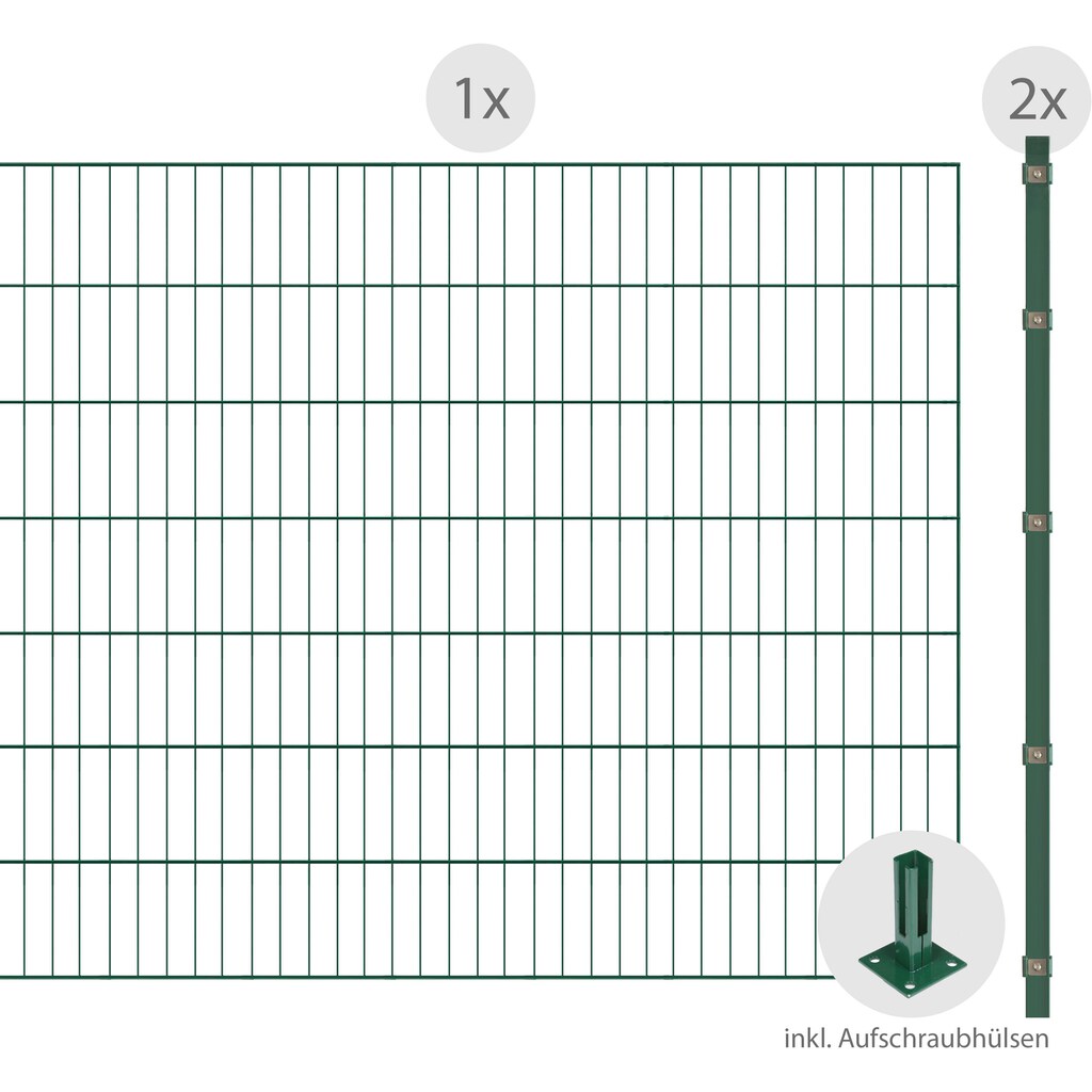 Arvotec Einstabmattenzaun »ESSENTIAL 140 zum Aufschrauben«