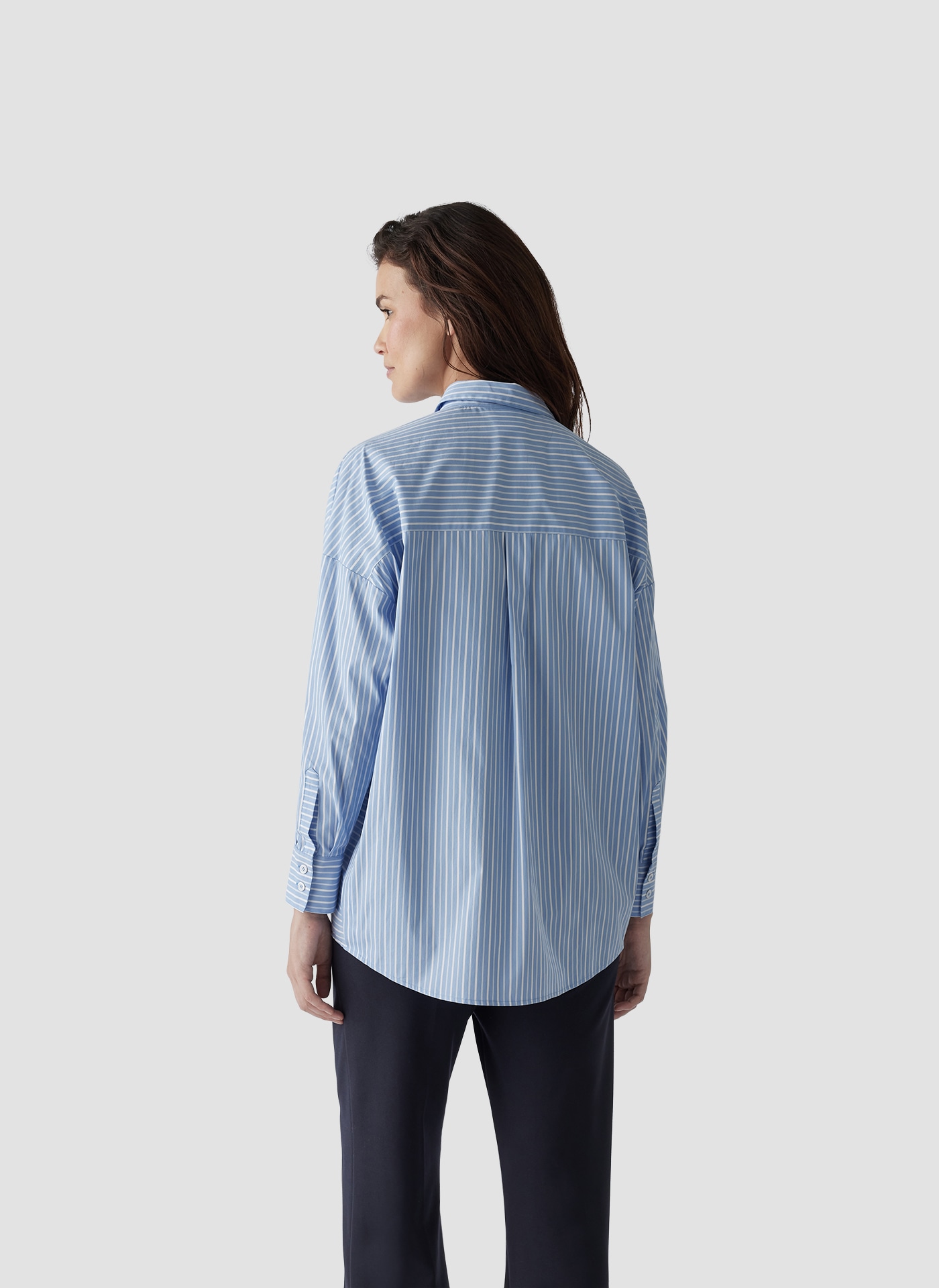 LeComte Klassische Bluse »LeComte Gestreifte Bluse mit Oversized-Schnitt«