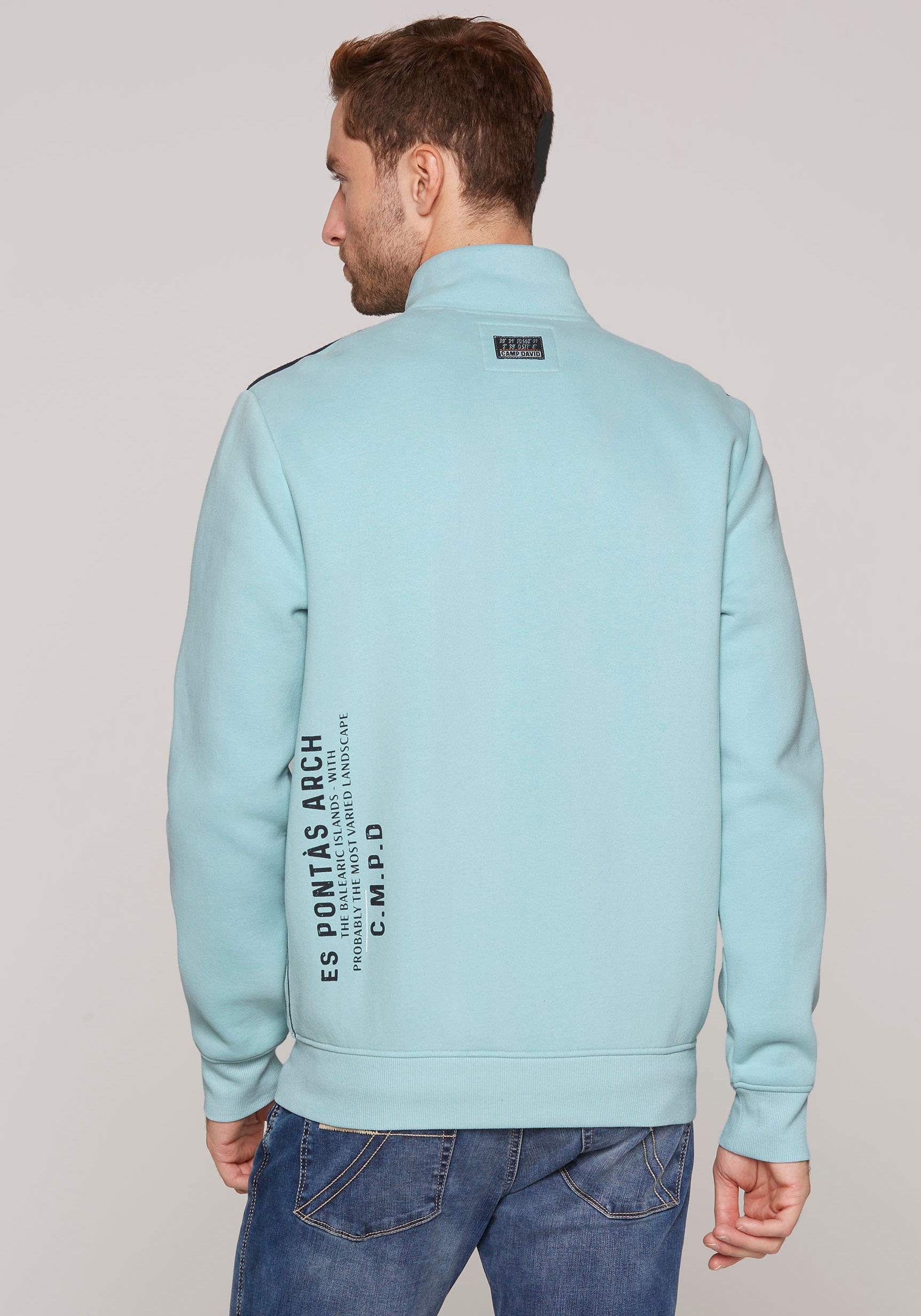 CAMP DAVID Sweatshirt, mit Label-Applikationen
