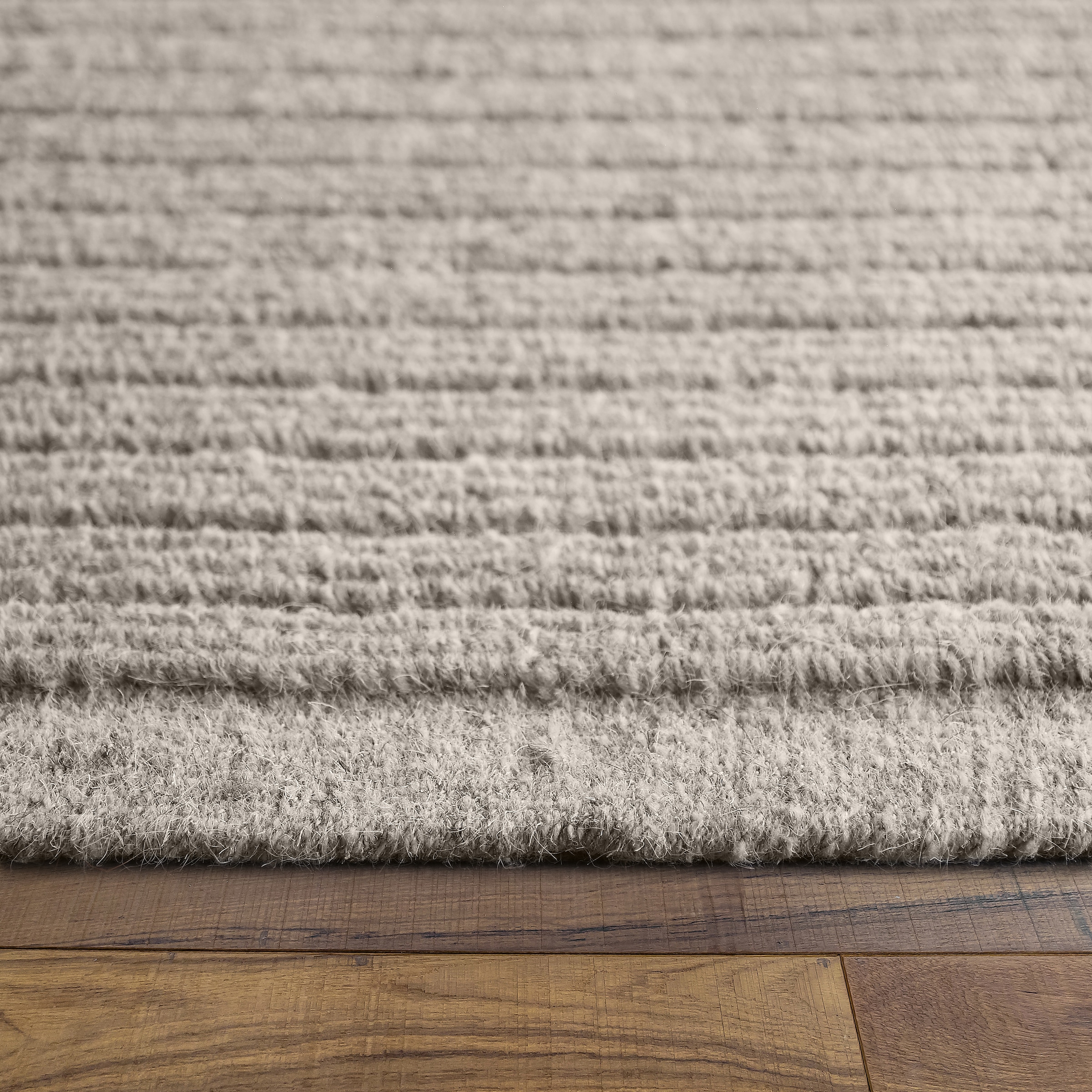 my home Wollteppich »Sola«, rechteckig, 12 mm Höhe, Hoch-Tief-Struktur, Handgearbeitet,Wohnzimmer, Schlafzimmer, Esszimmer
