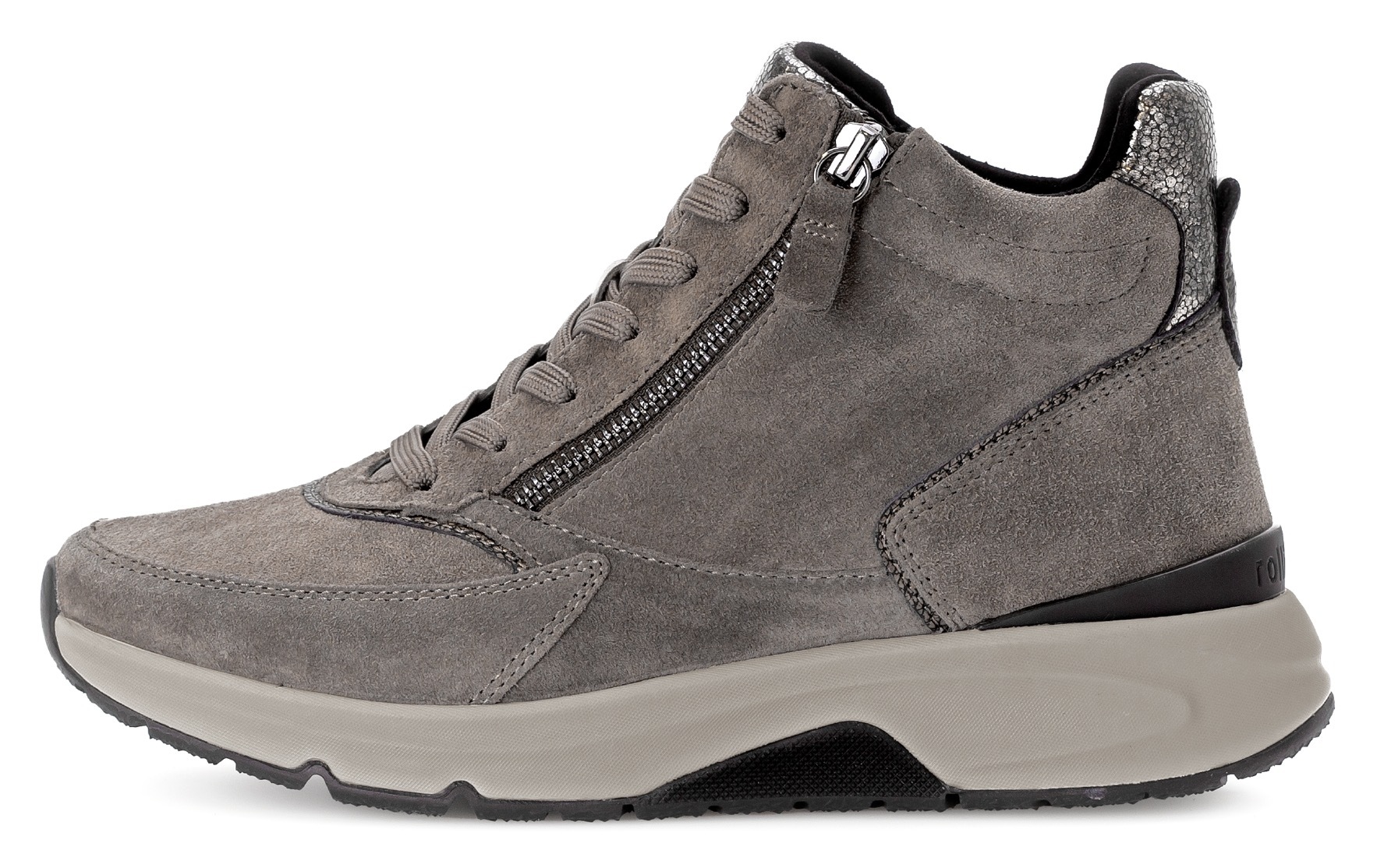Thumbnail - Gabor Rollingsoft Keilsneaker, Freizeitschuh, Schnürschuh, Schnürboots mit herausnehmbarem Fußbett