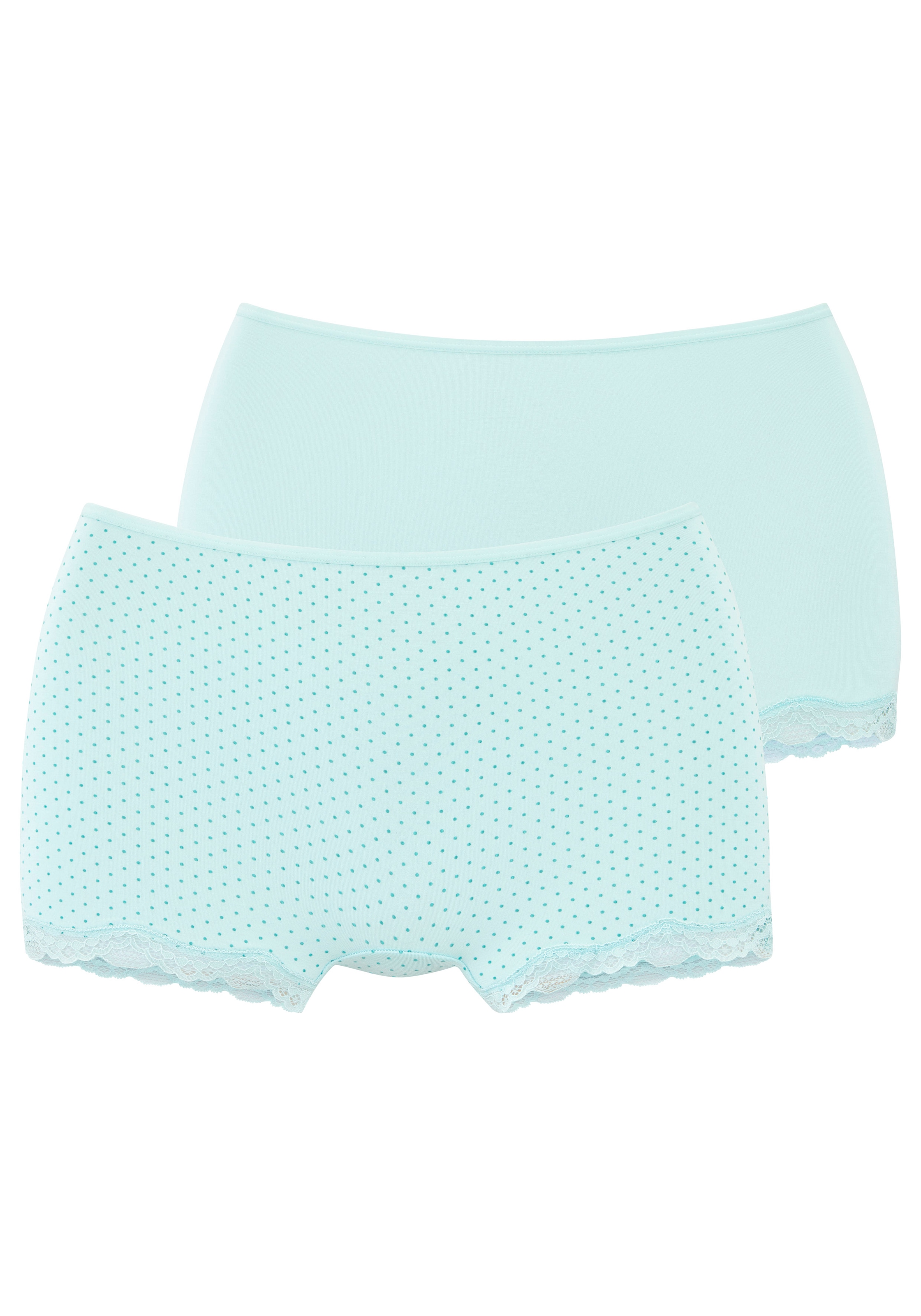 LASCANA Panty 2er-Pack, aus hochwertiger Modal-Qualität mit Spitze