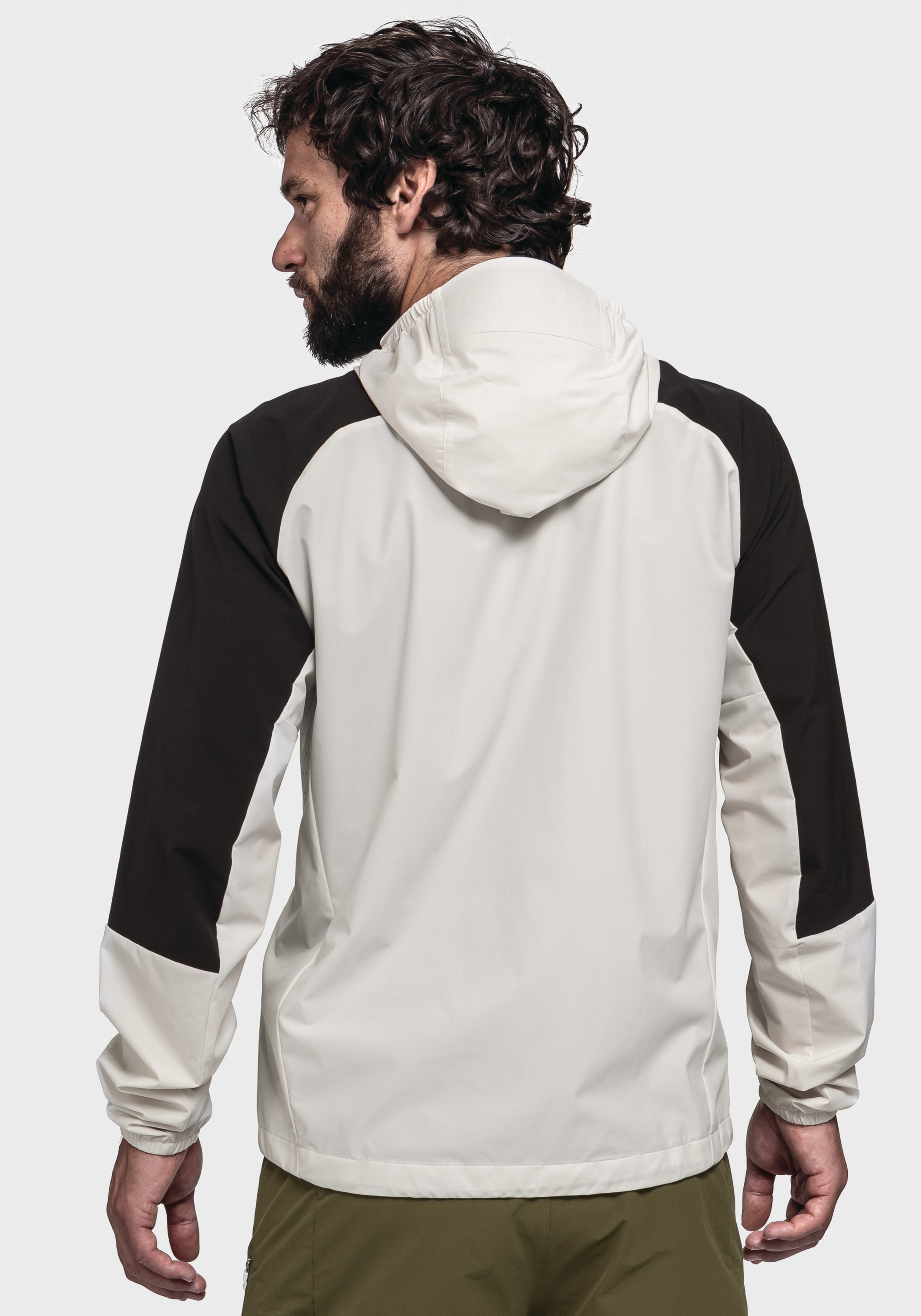 Schöffel Outdoorjacke »Bike Hybrid Jk Style Mamry MNS«, mit Kapuze