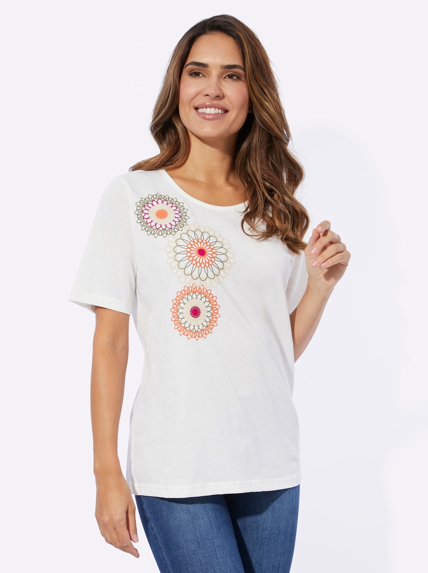 Classic Basics Rundhalsshirt "Rundhals-Shirt" 1 Stk. tlg. günstig online kaufen