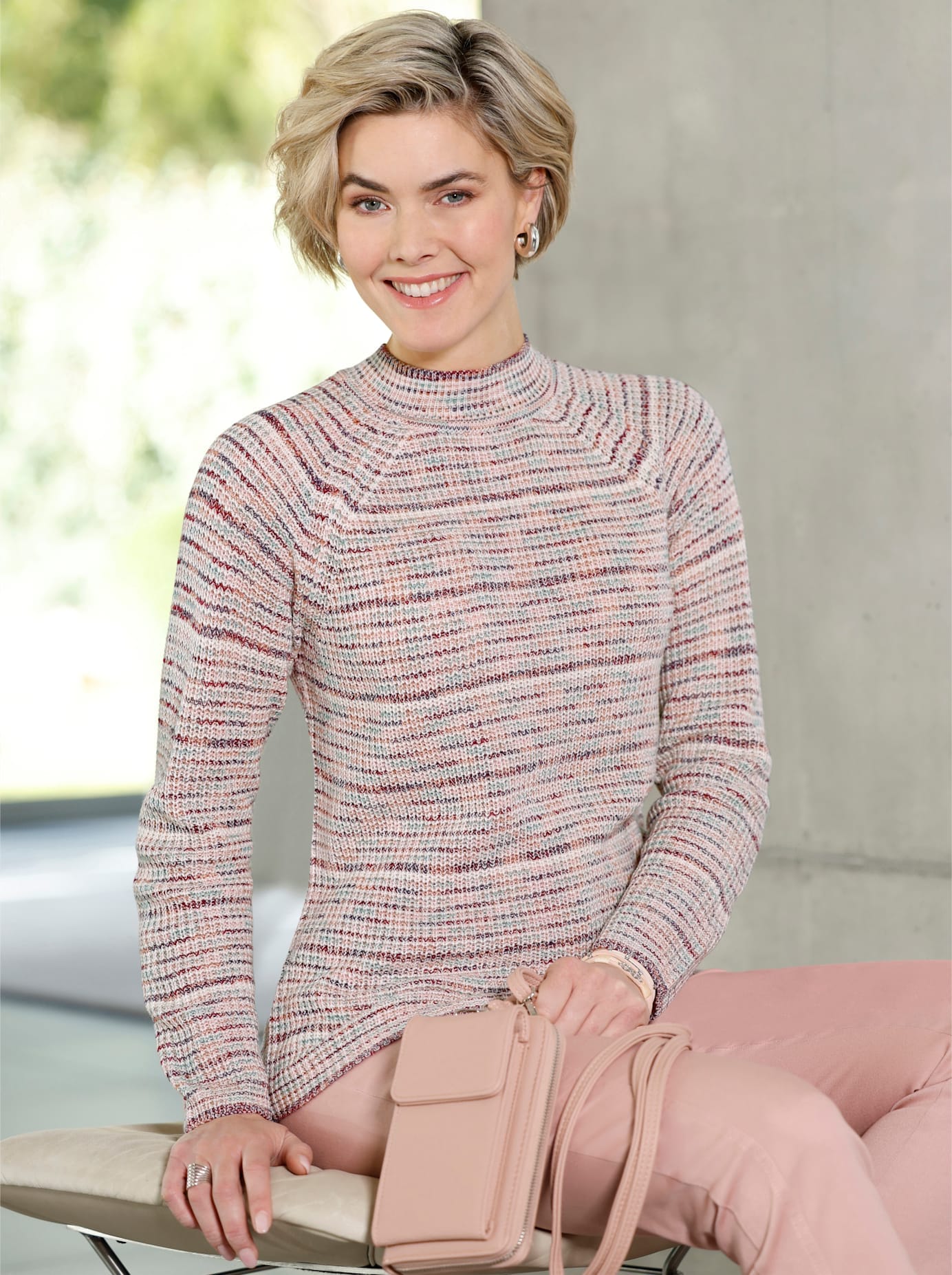 Classic Basics Stehkragenpullover "Pullover" günstig online kaufen