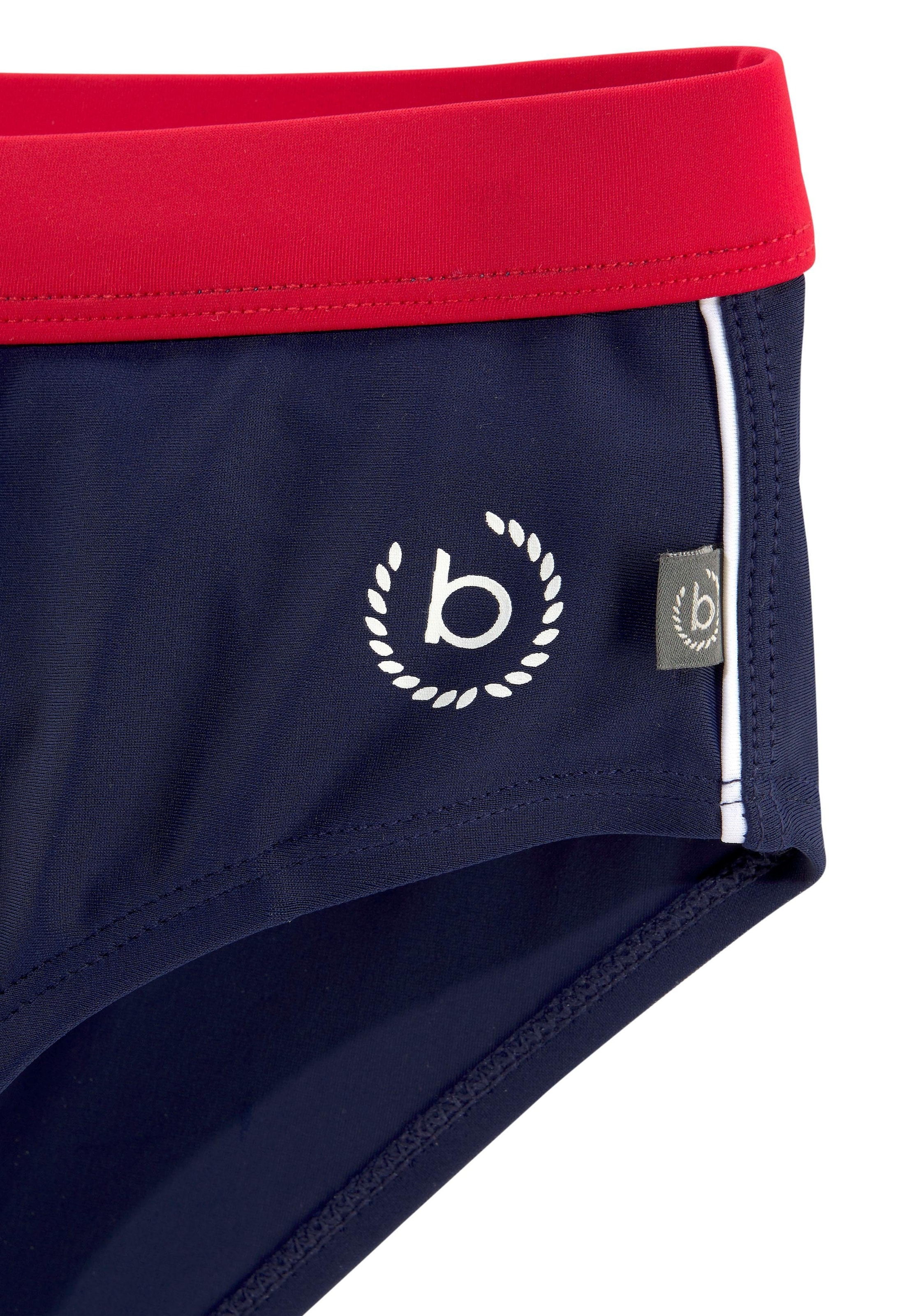 bugatti Badeslip »Birk«, mit kontrastfarbenen Details
