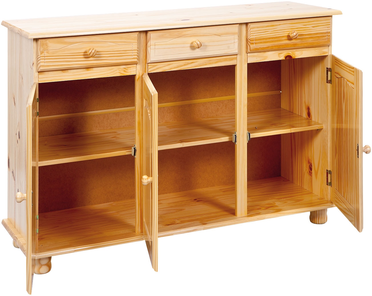 Inter Link Sideboard »Abaco« 1 Stk. tlg. Kiefer Massiv, Landhaus, BxTxH: ca. 130 x 43 x 87 cm