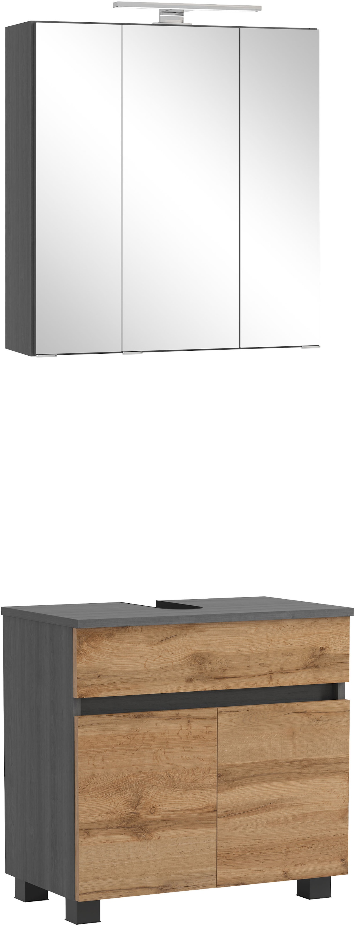 OTTO home Badmöbel-Set "BOZEN, 2-tlg. Unterbecken-Set"