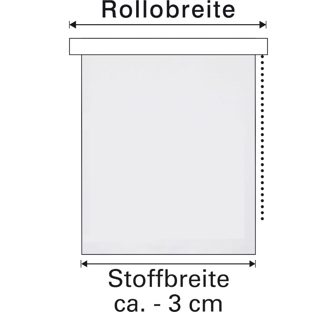 GARDINIA Seitenzugrollo »EASYFIX Rollo Dekor Streifen«, Lichtschutz, ohne Bohren