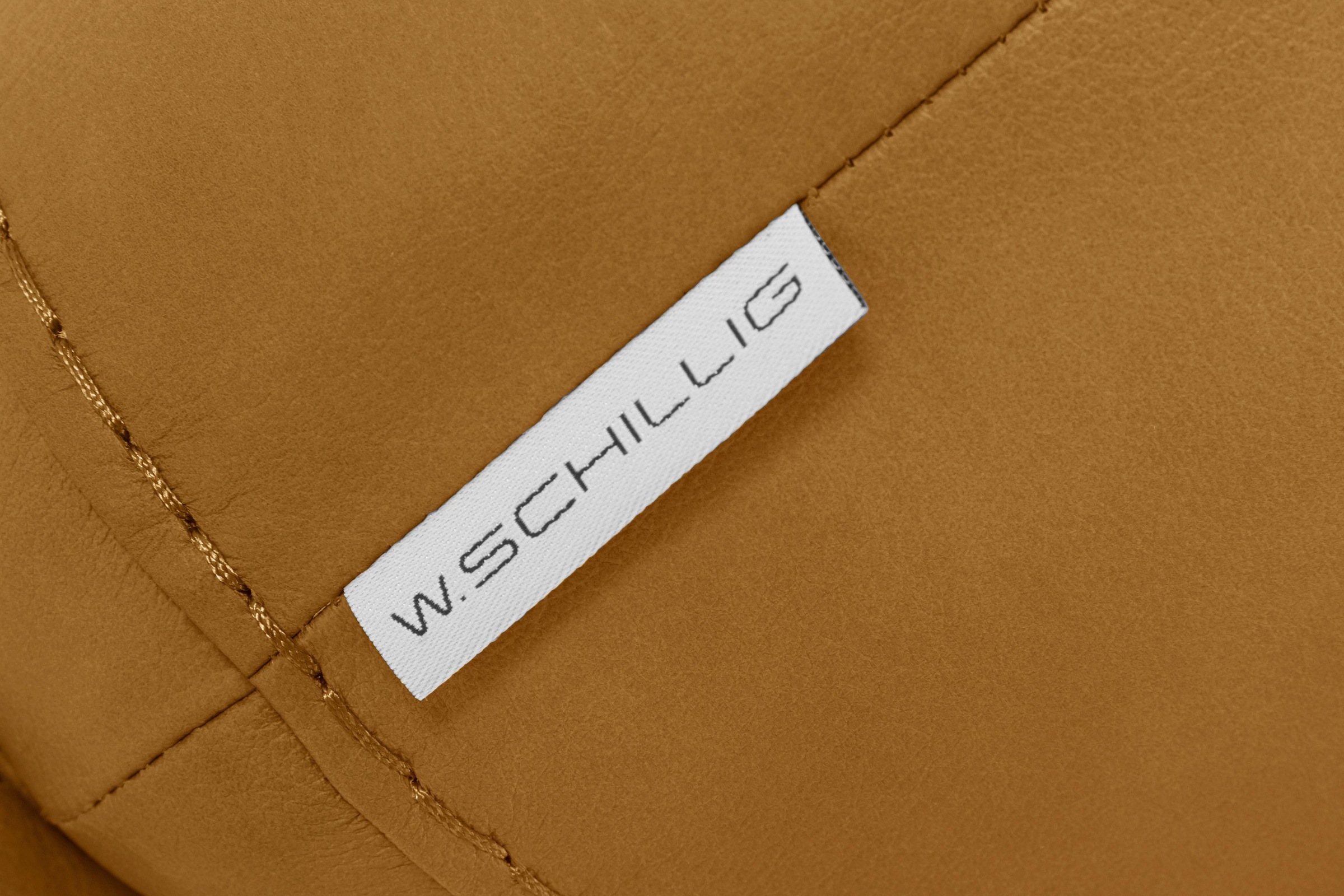 W.SCHILLIG Hocker »montanaa«, mit Metallfüßen in Silber matt, Breite 141 cm