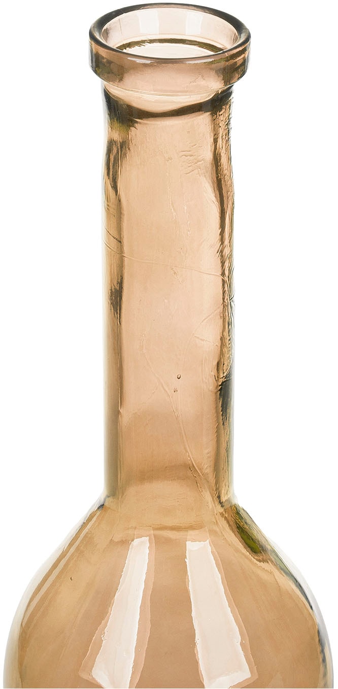 GILDE Bodenvase »Bodenvase bauchig "Balleros" braun«, (1 St.)