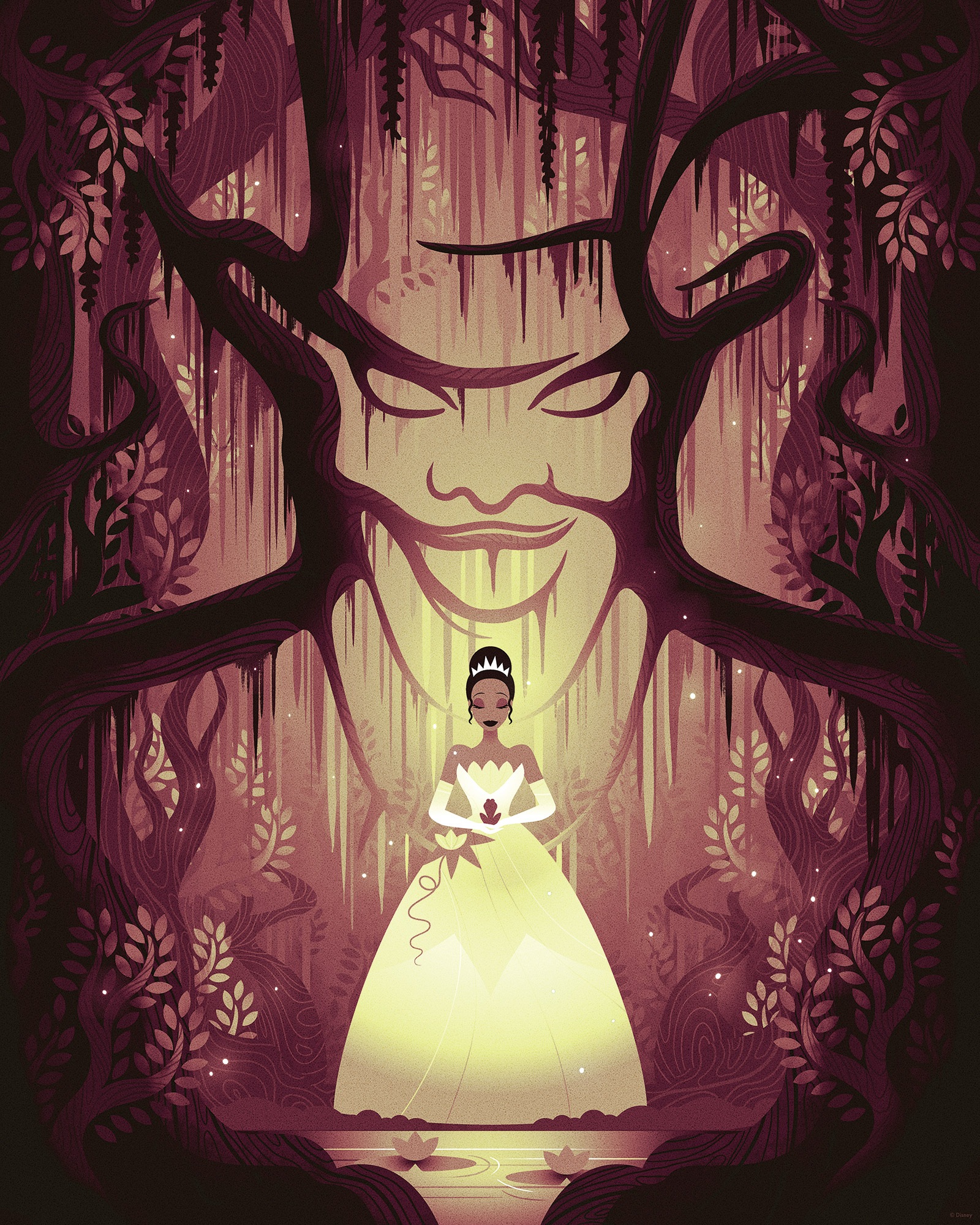 Komar Wandbild "Disney Tiana Dr. Facilier" Disney Set, 1 Stk. tlg. 40 x 50 günstig online kaufen