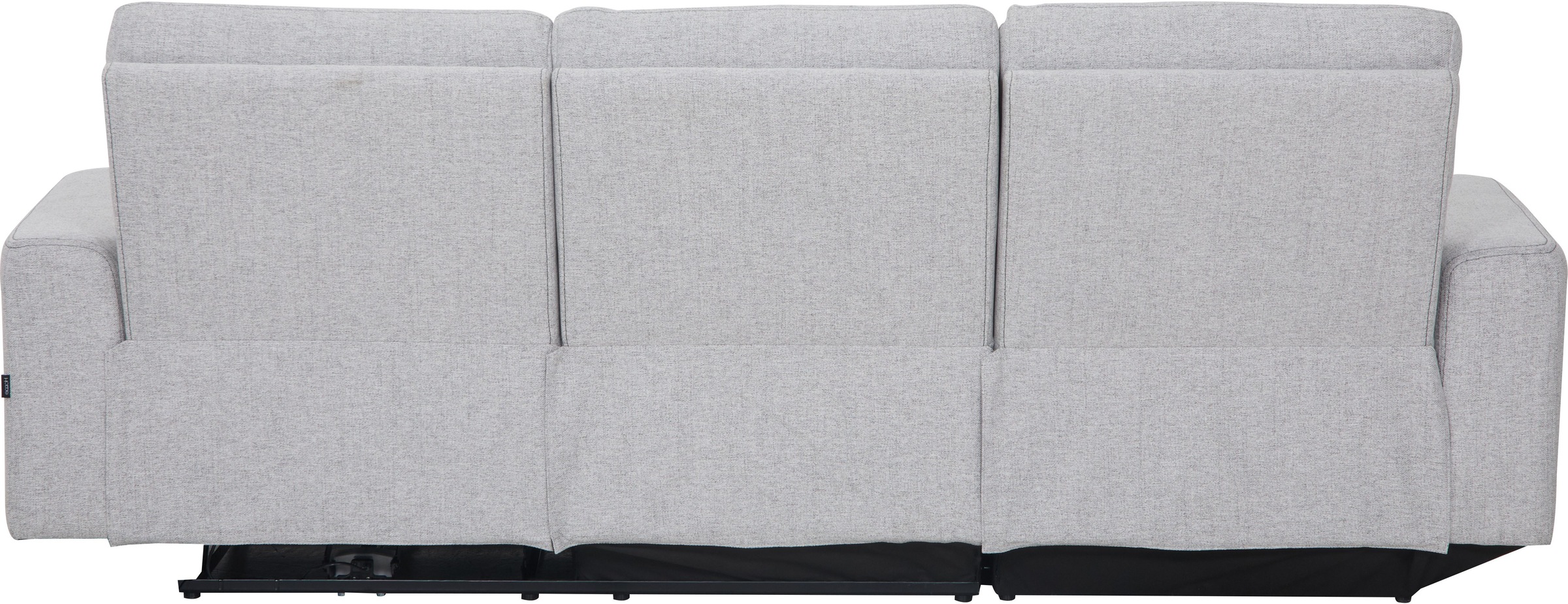 Home affaire Ecksofa »VENOIR, L-Form, 250 cm, manuelle u. elektrische Funktion (m. USB A/C)«, Stauraum unter der Recamiere, 2. Staufach, Federkern