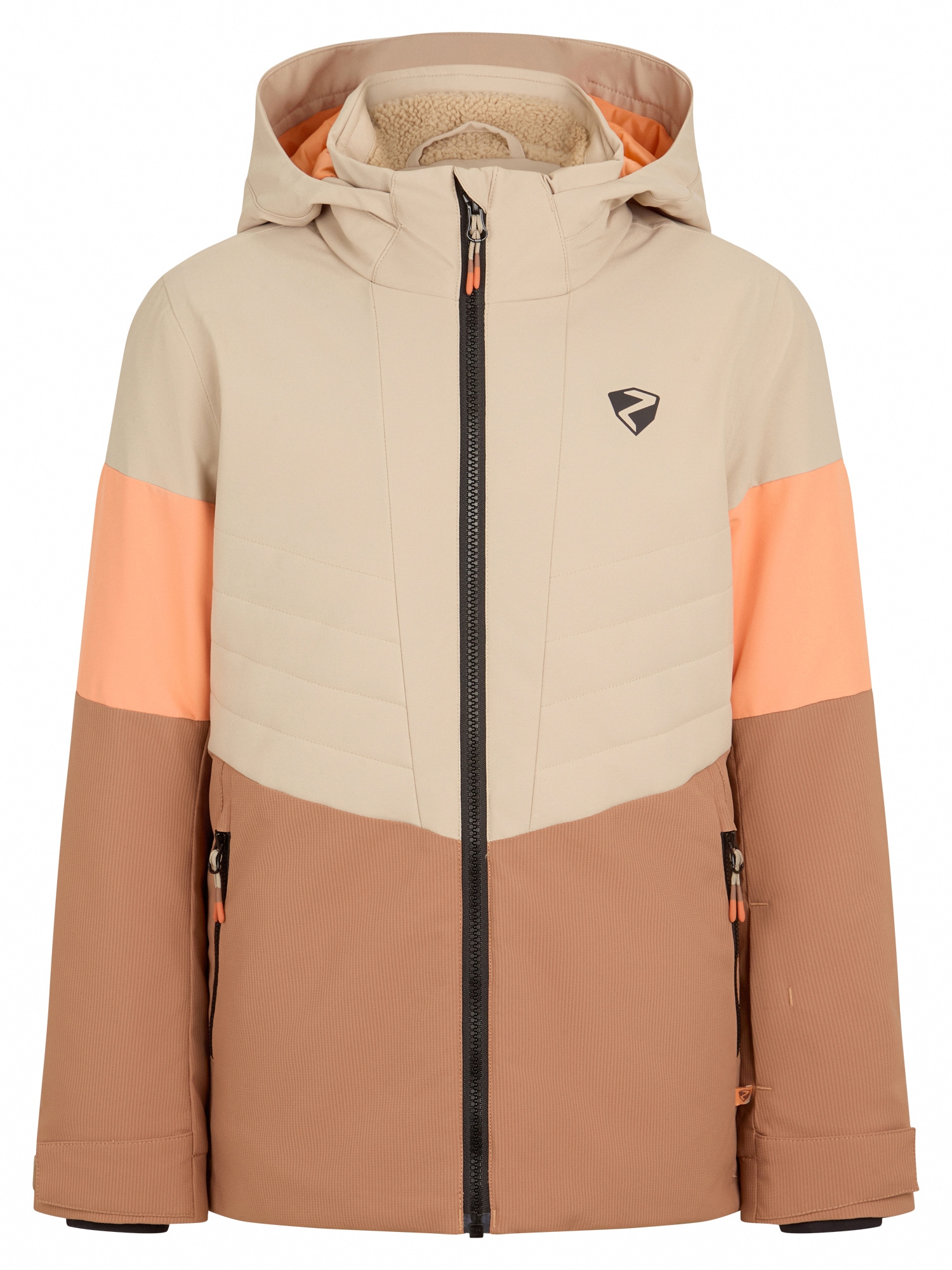 Ziener Skijacke "ARISA-Z AQUASHIELD MÄDCHEN" wasser- u. winddicht, atmungsaktiv, warm, reflektierende Elemente