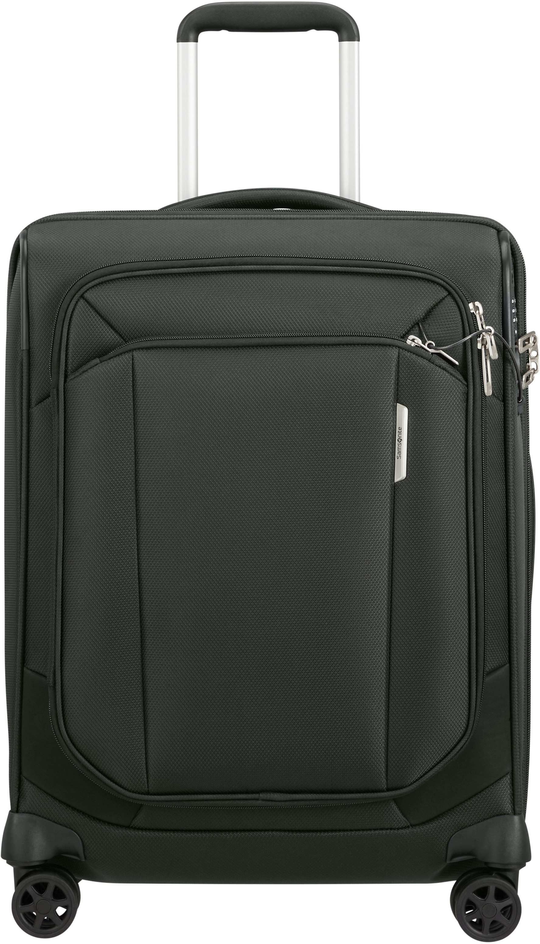 Samsonite Weichgepäck-Trolley »RESPARK, 55 cm«, 4 St. Rollen, aus recyceltem Material; mit Volumenerweiterung & 15,6-Zoll Laptopfach