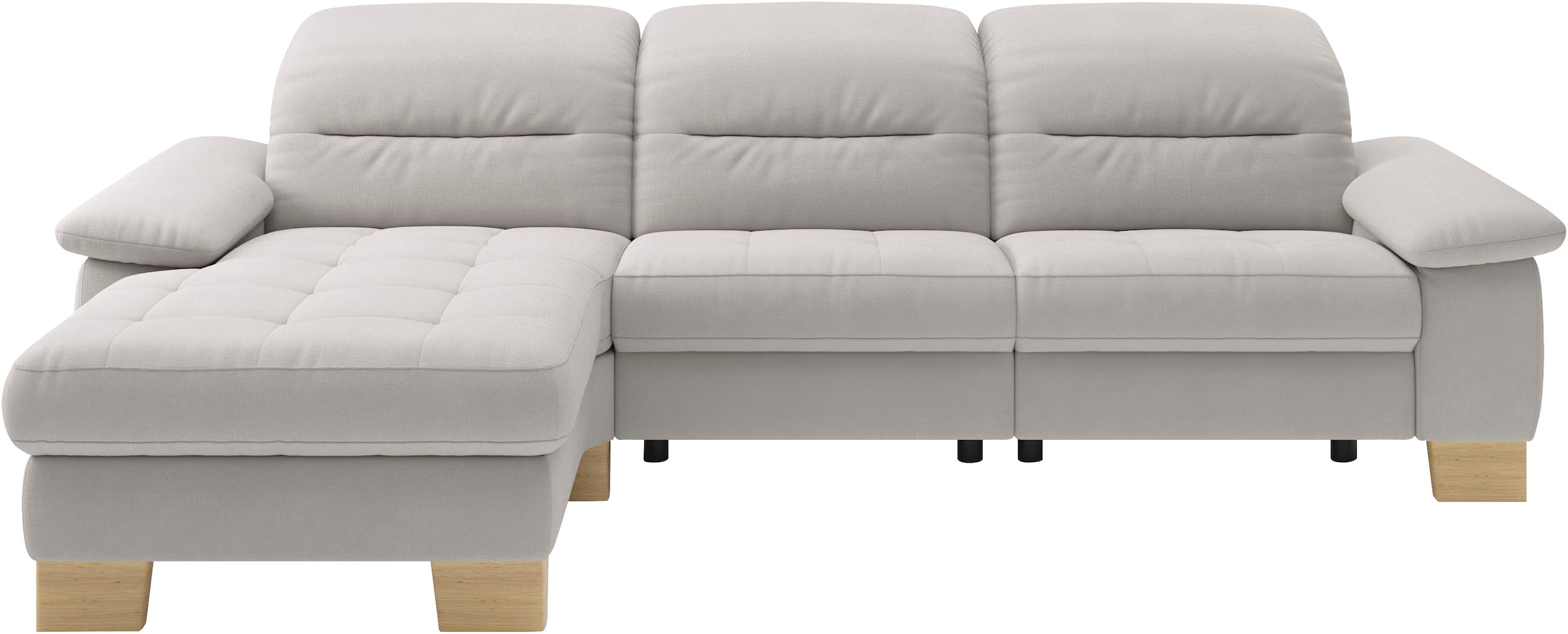 Home affaire Ecksofa "Basel, mit vollmotorischem Relaxkomfort, Breite 283cm"