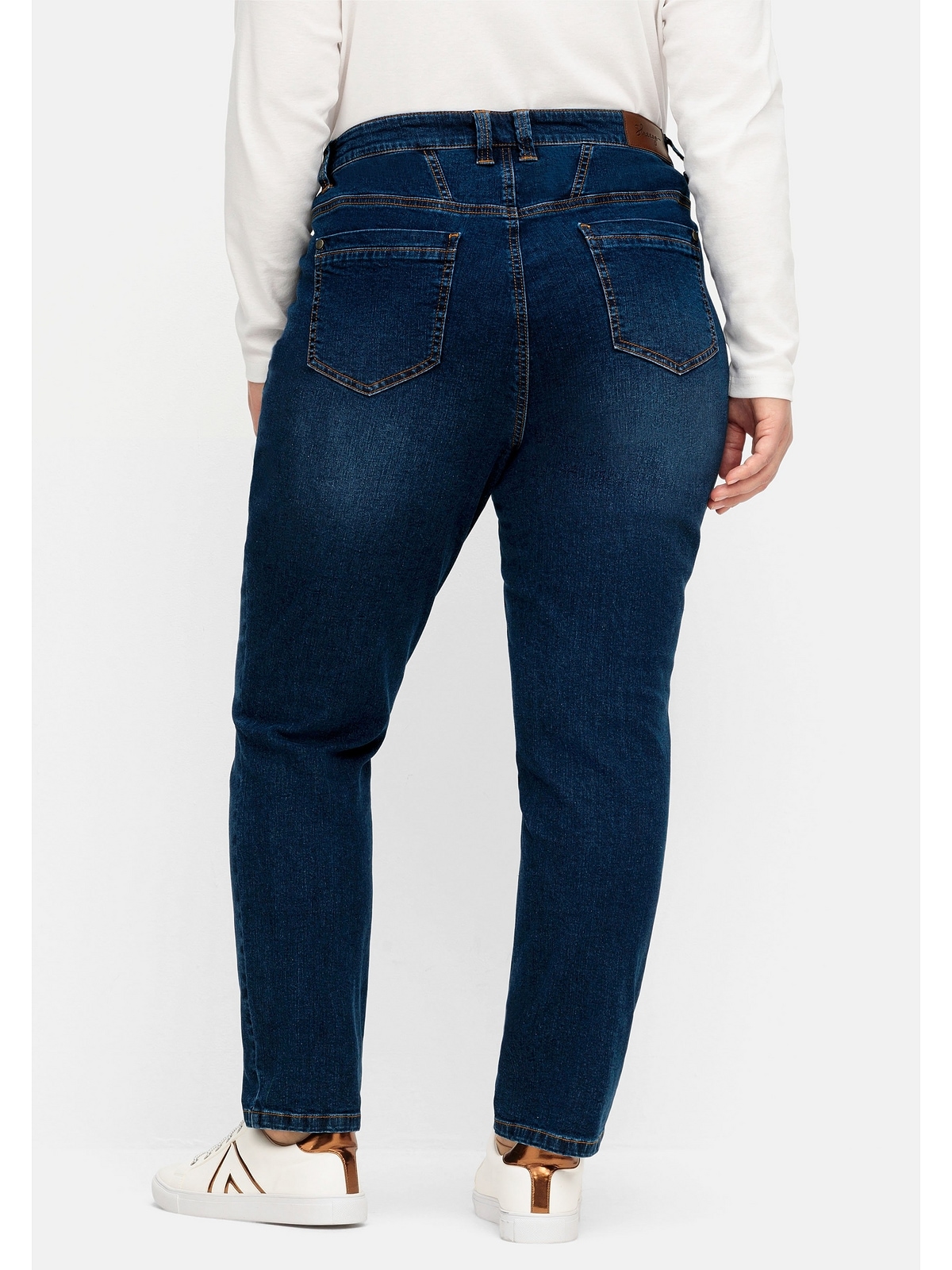 BAUR Größen«, im Stretch-Jeans »Große Sheego bestellen Five-Pocket-Stil |
