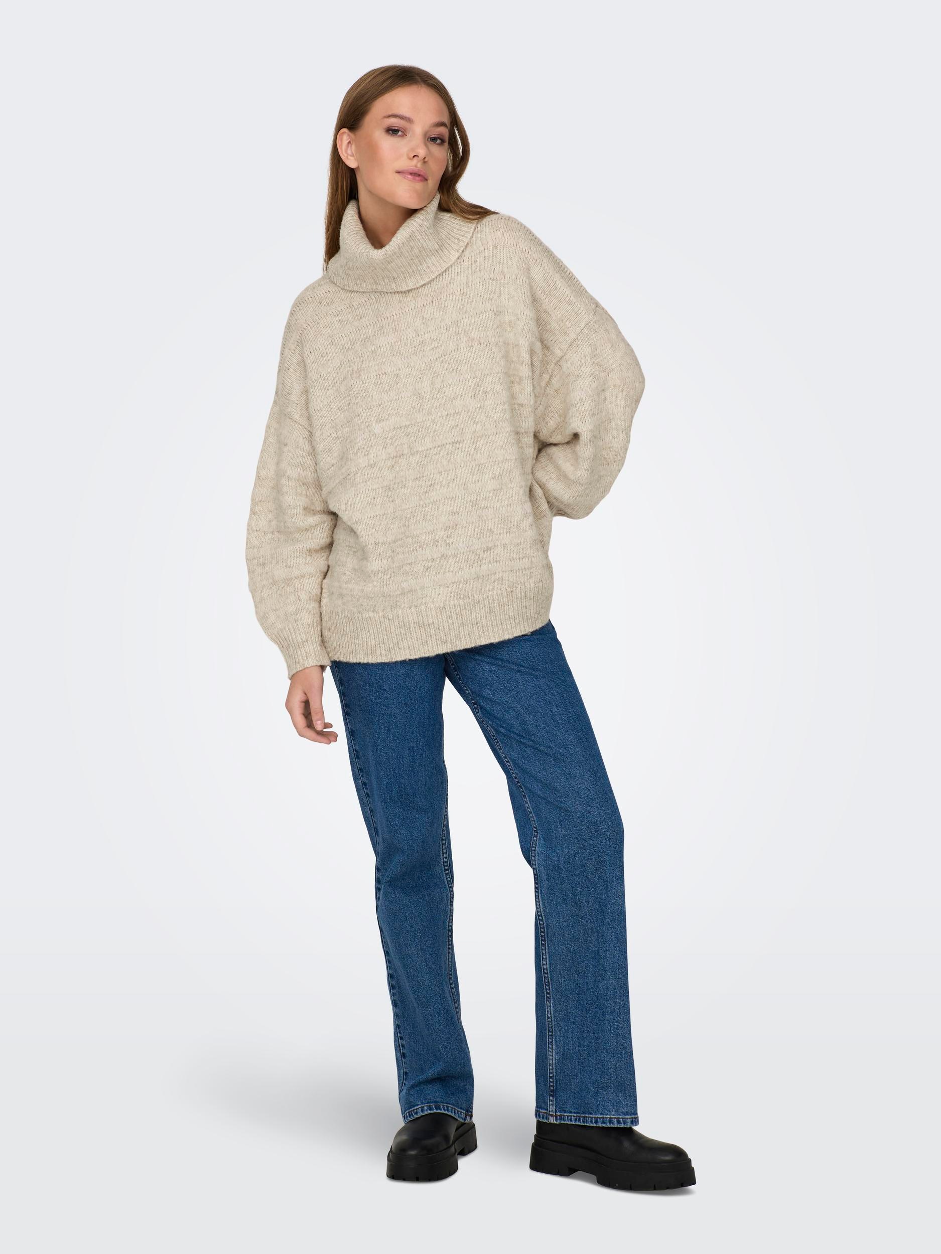 ONLY Rollkragenpullover »ONLCELINA LIFE LS LOOSE ROLLNECK CC KNT«