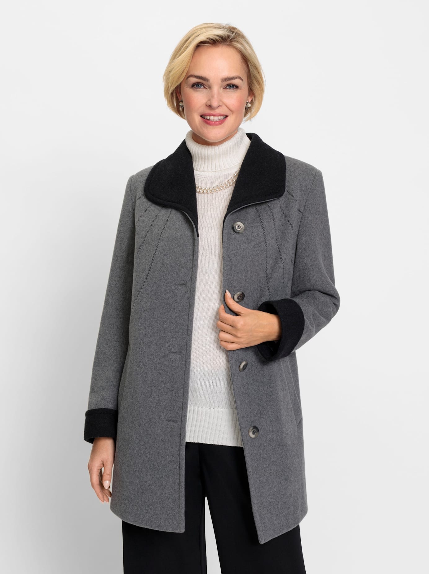 Classic Winterjacke, ohne Kapuze