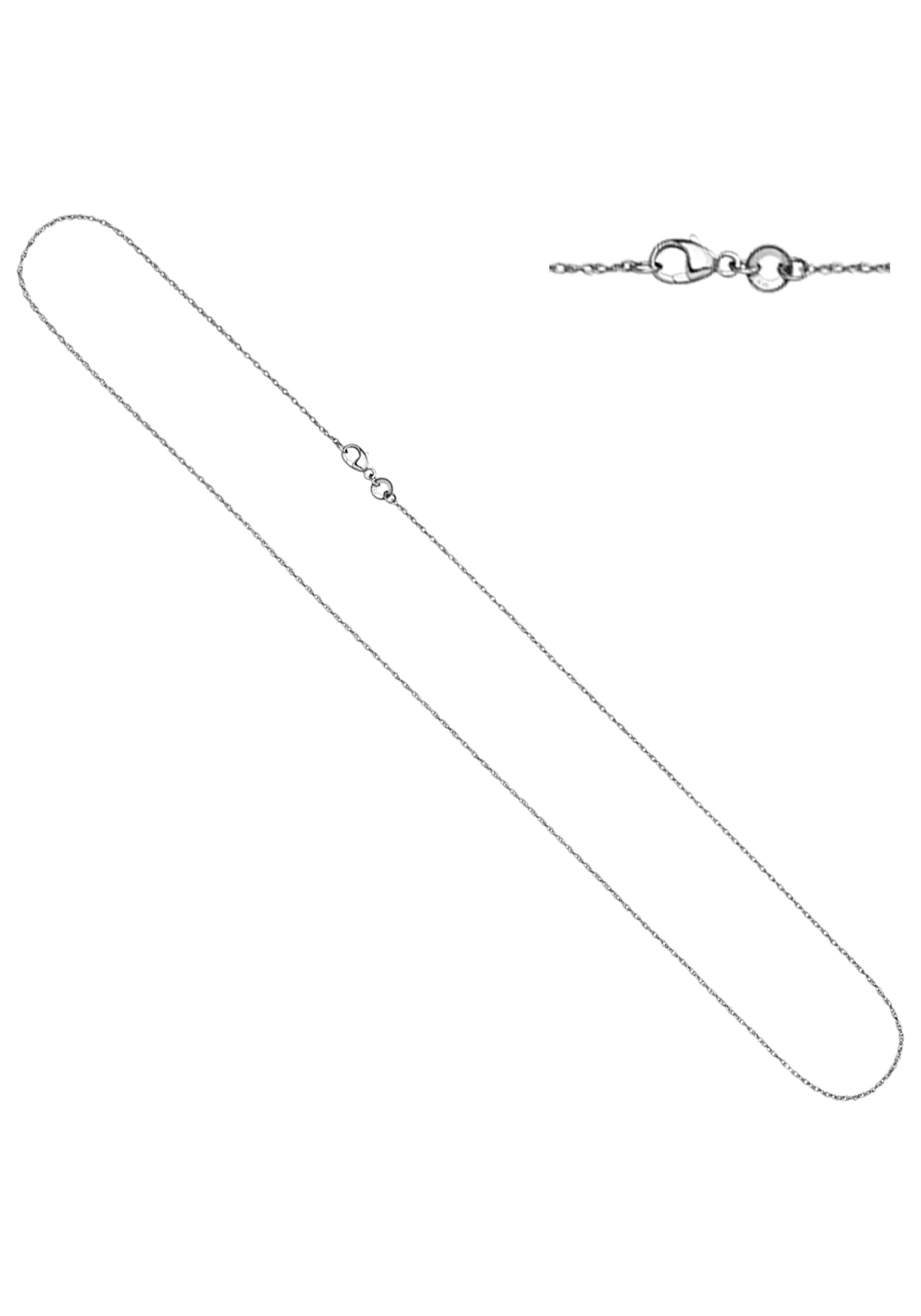 JOBO Kette ohne Anhänger »Zopfkette«, 950 Platin 1 mm 45 cm