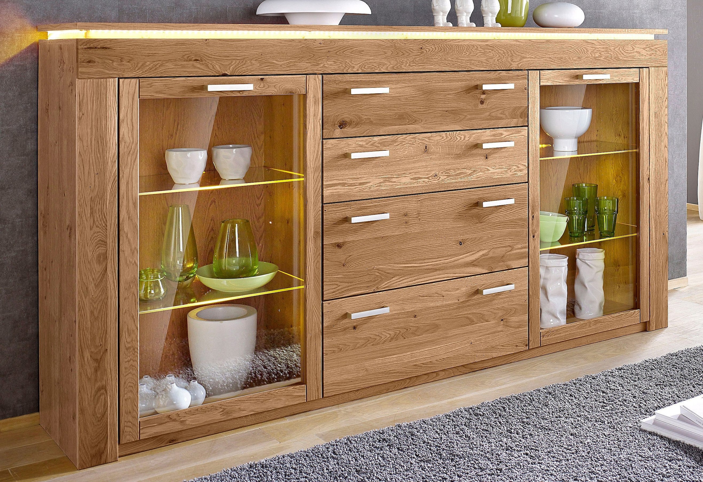 Highboard, Breite 222 cm mit | BAUR online kaufen Aufbauservice