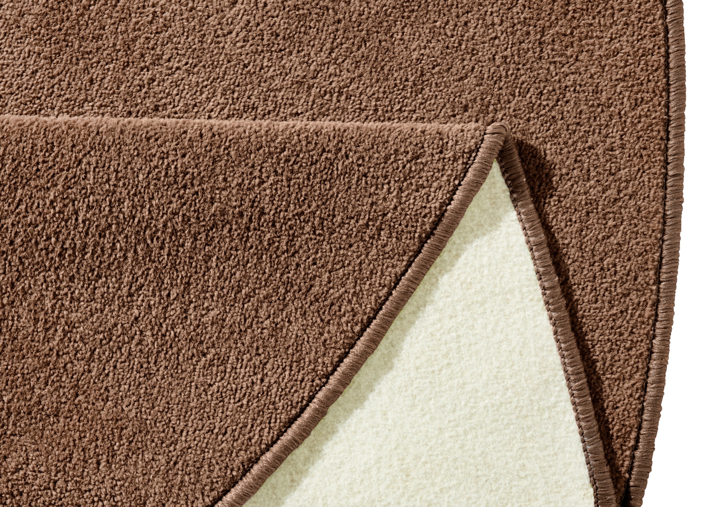 HANSE Home Teppich »Fancy«, rund, 7 mm Höhe, Kurzflor, Weich, Einfarbig, Wohnzimmer, Schlafzimmer, Esszimmer
