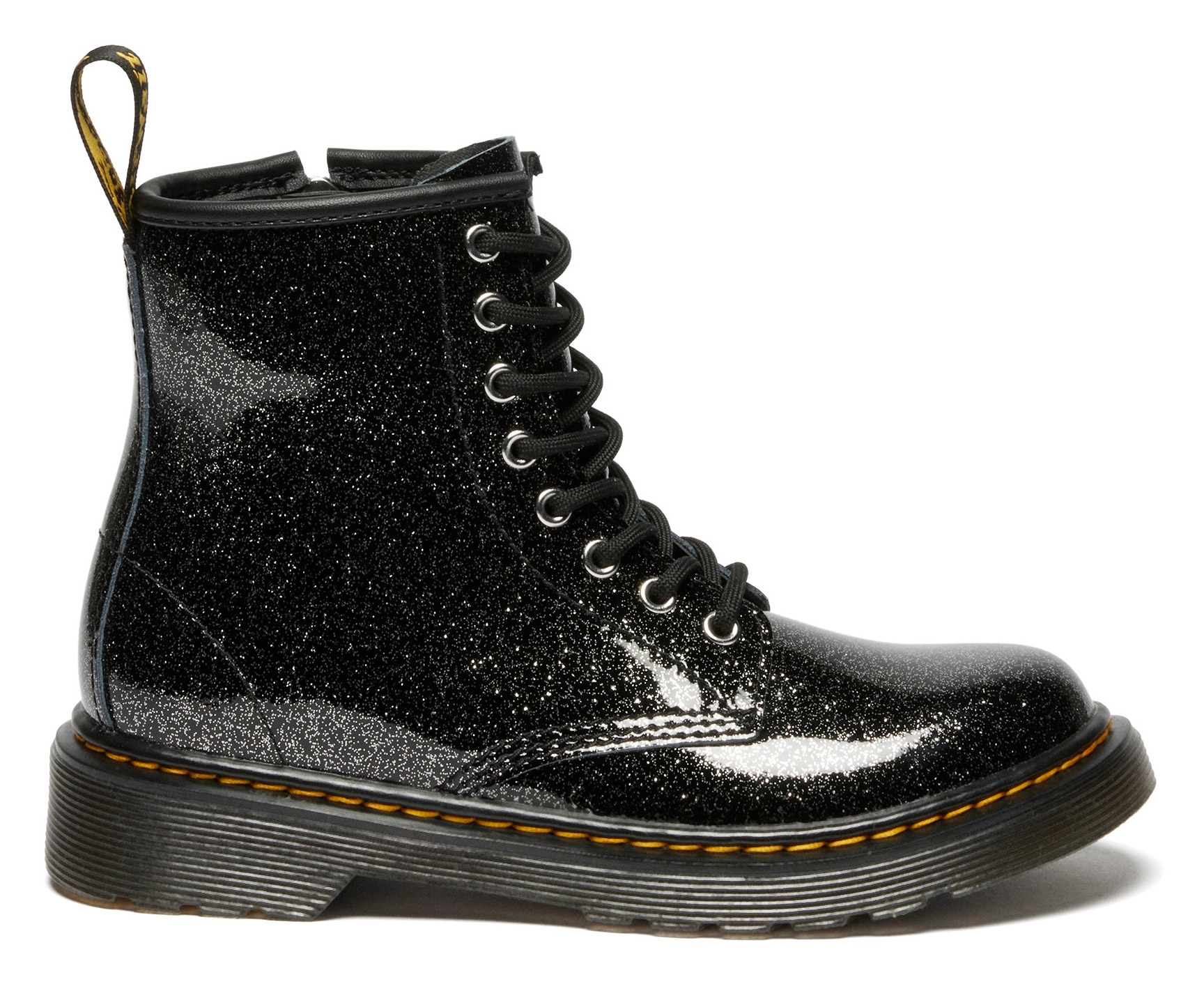 DR. MARTENS Schnürstiefel »8 Eye Boot ROMARIO«, Kinderschuh, Freizeitstiefel mit zusätzlichem Innenreißverschluss