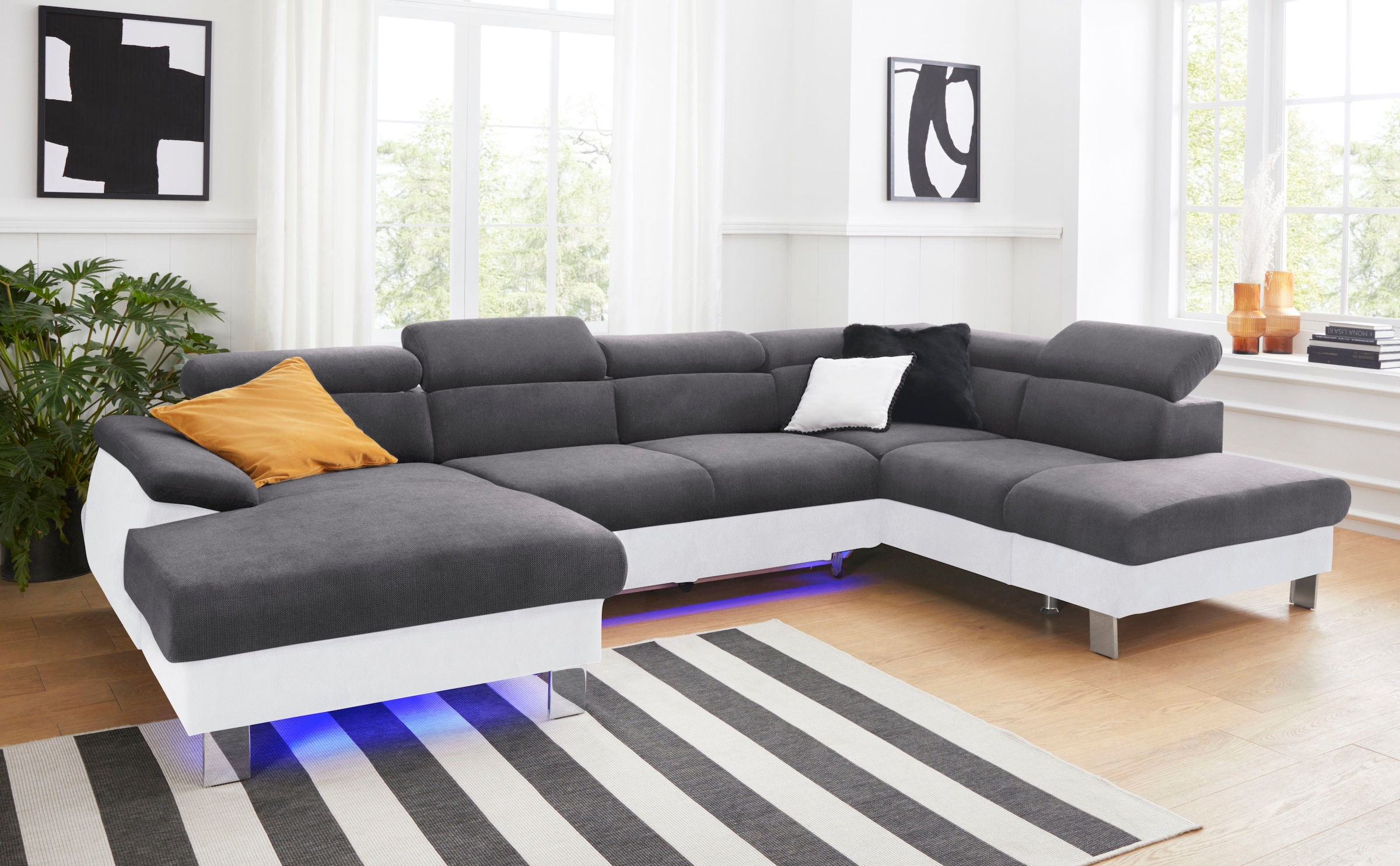 COTTA Polstergarnitur "Komaris U-Form", (Set), Set bestehend aus: Wohnlands günstig online kaufen