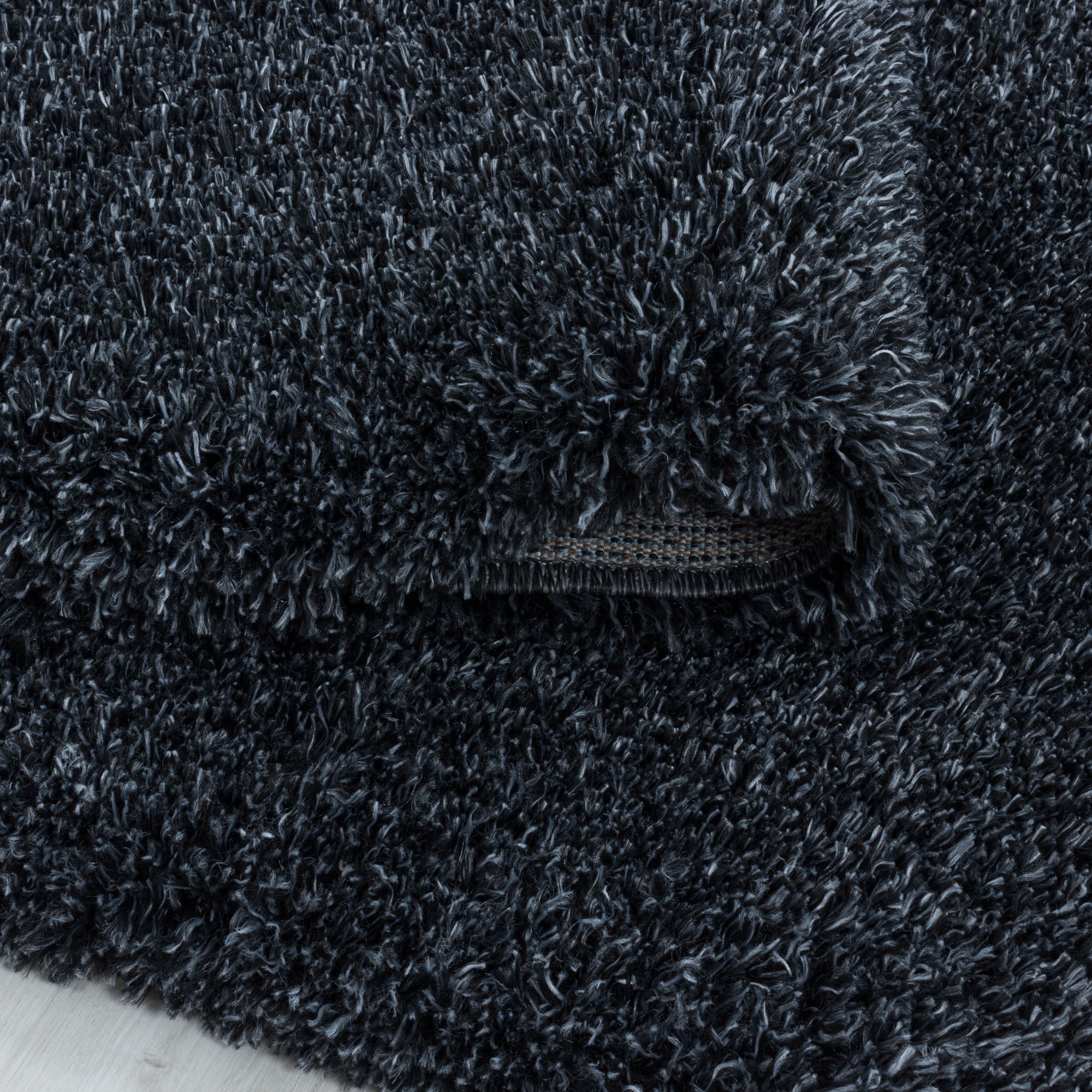 AYYILDIZ TEPPICHE FLUFFY 3500 Hochflor-Teppich Anthrazit 240x340cm 3