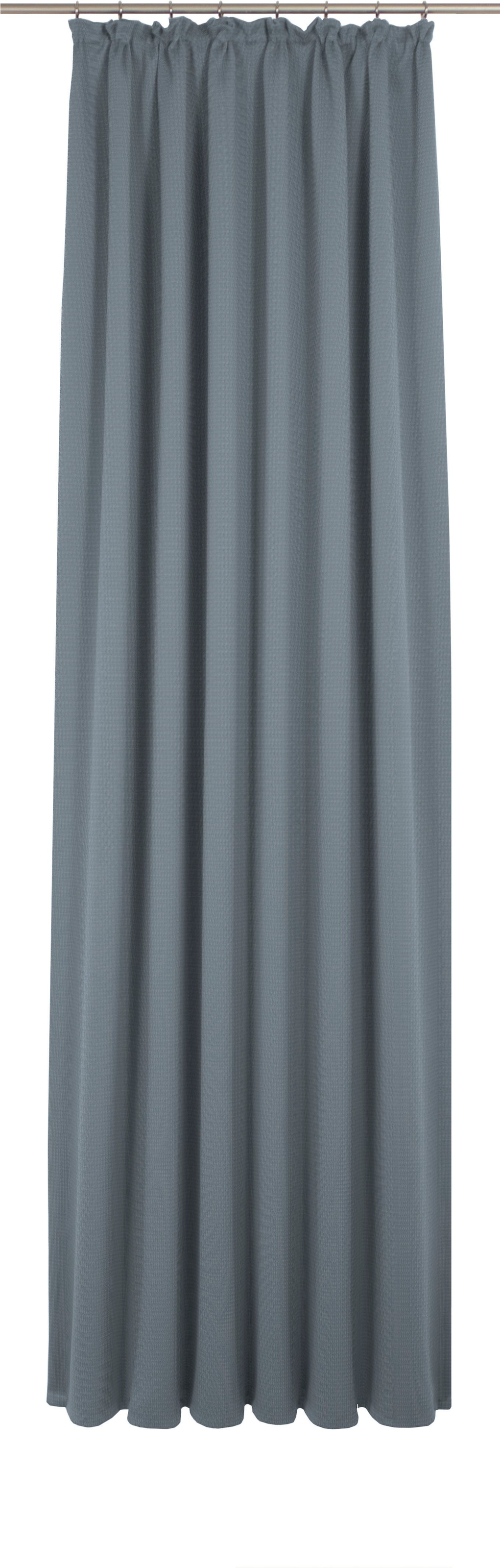 Adam "Uni Collection light, nach Wunschmaß" Kräuselband 1 Stk. tlg. aus 100% Bio-Baumwolle, Vorhang nach Wunschmaß