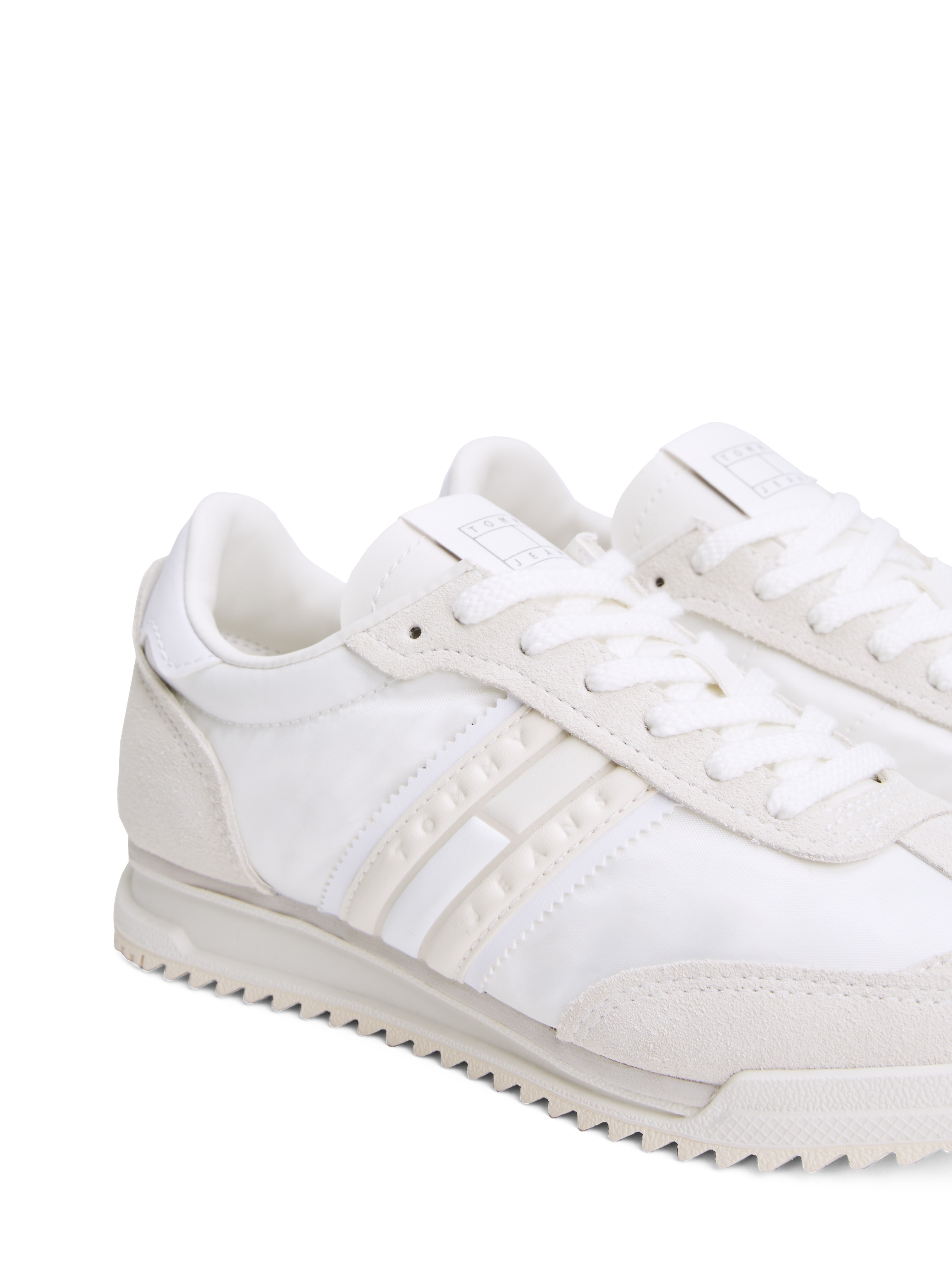 Tommy Jeans Keilsneaker »TJW RETRO RUNNER CLEATED«, Freizeitschuh, Halbschuh, Schnürschuh mit Logoschriftzug