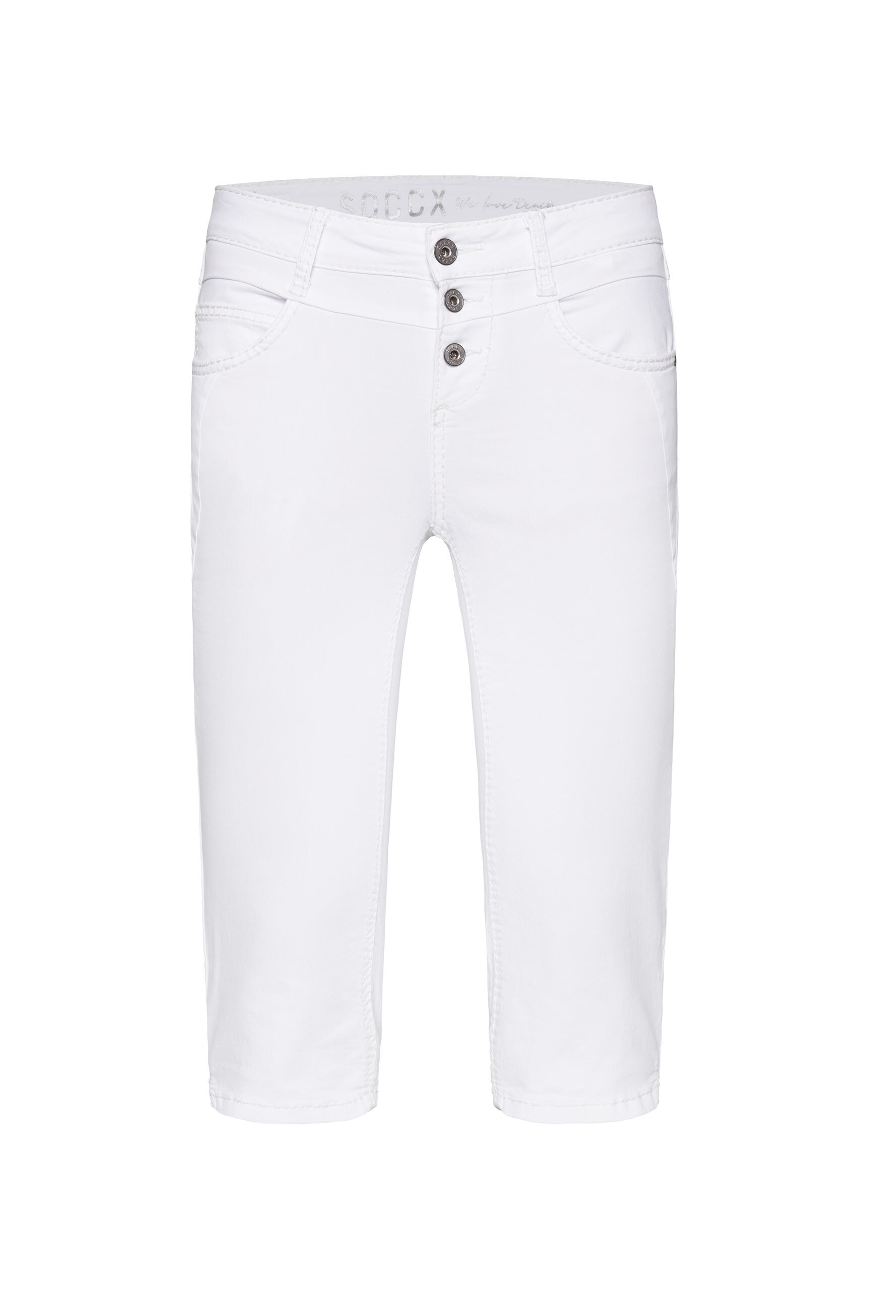 SOCCX Jeansshorts, mit Ziernähten günstig online kaufen