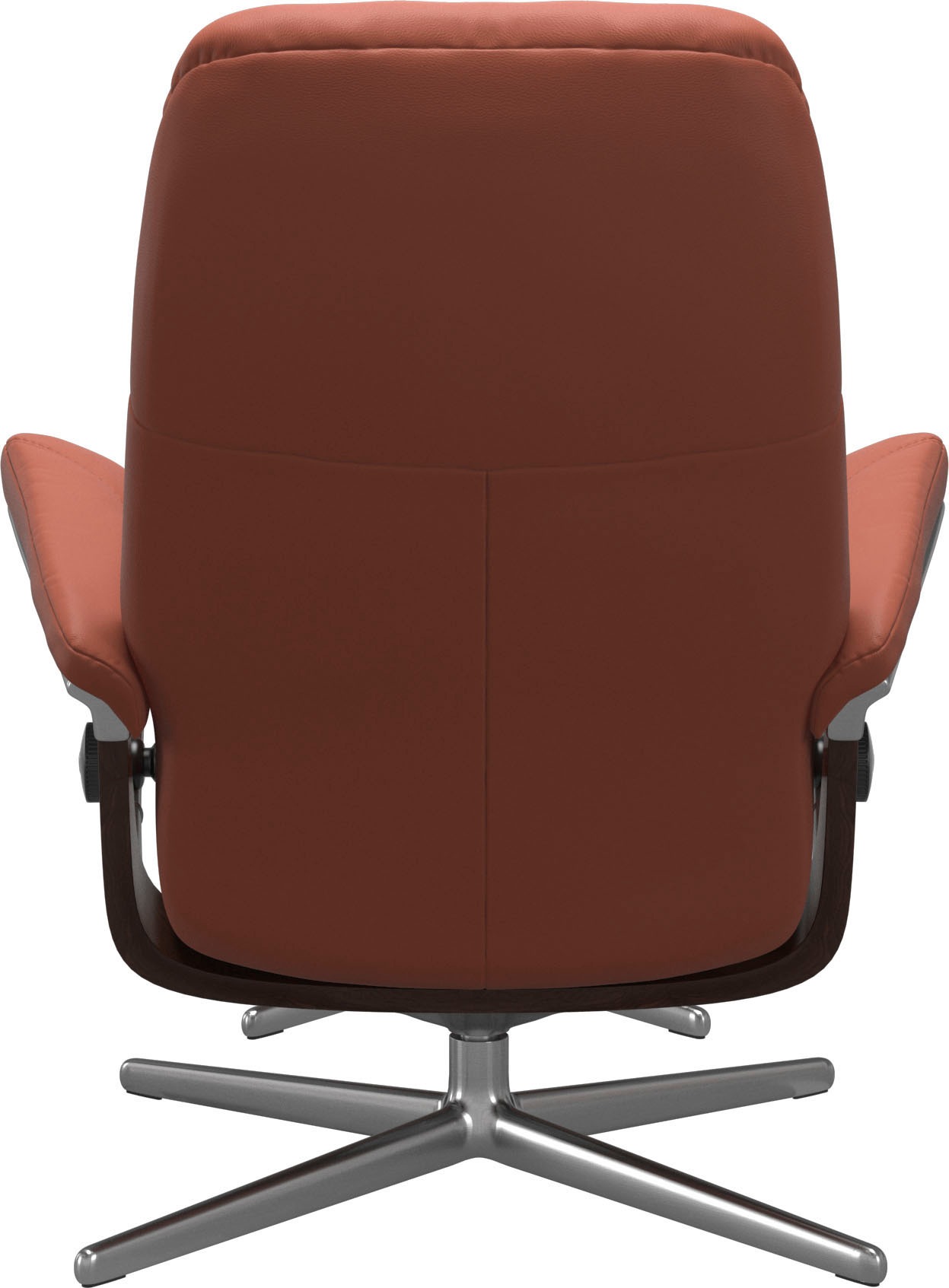 Thumbnail - Stressless "Consul" Set, Relaxsessel mit Hocker, mit Hocker, mit Cross Base, Größe S, M & L, Holzakzent Braun