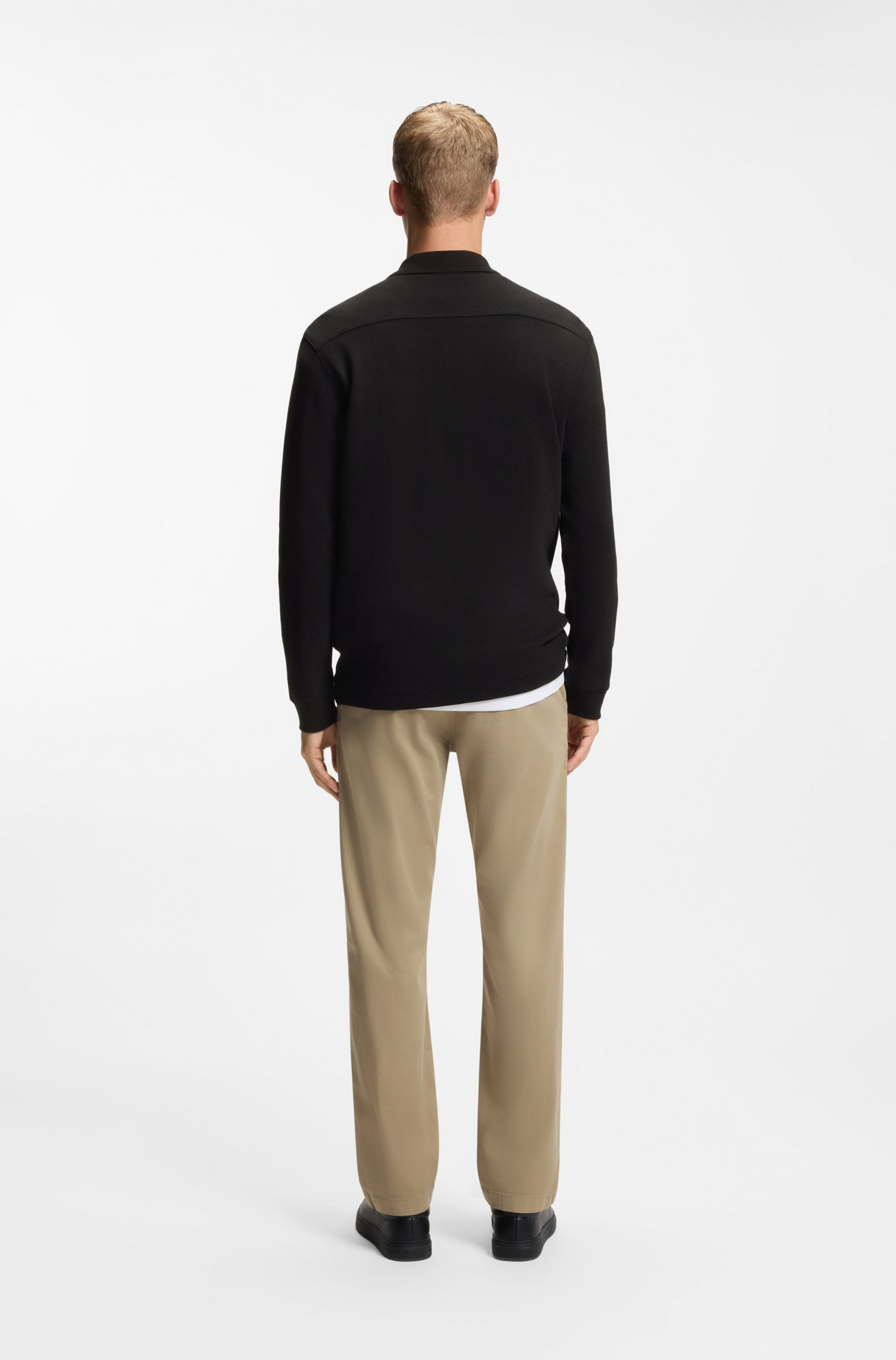 BOSS ORANGE Poloshirt »Petempestolong« mit Knopfleiste